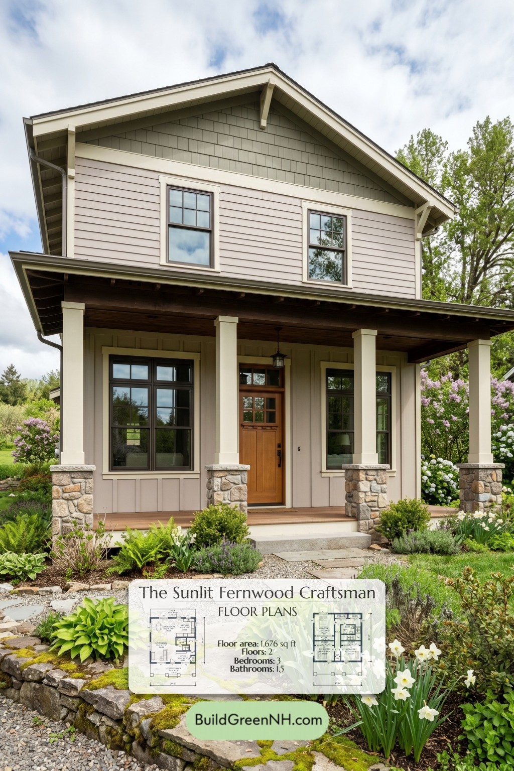 Sunlit Fernwood Craftsman