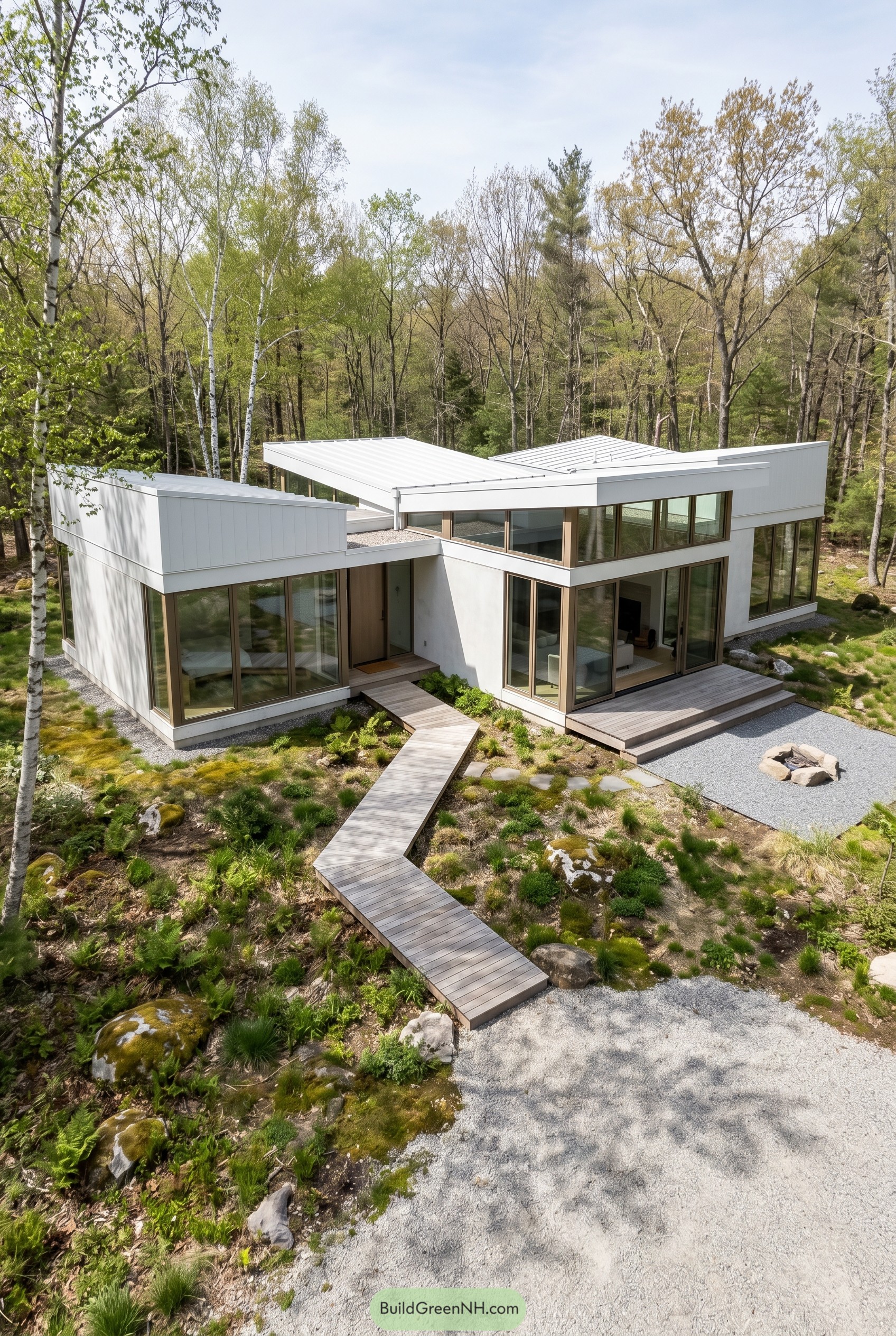 Ultra Modern House Exteriors In Crisp White