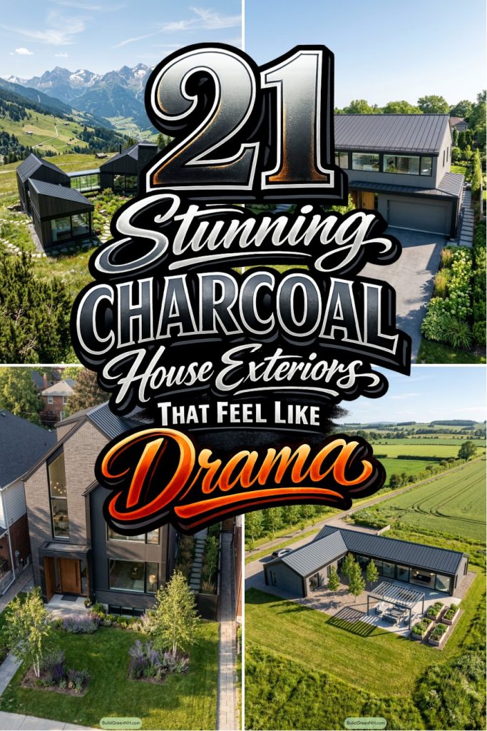 21 Stunning Charcoal House Exteriors That Feel Like Drama