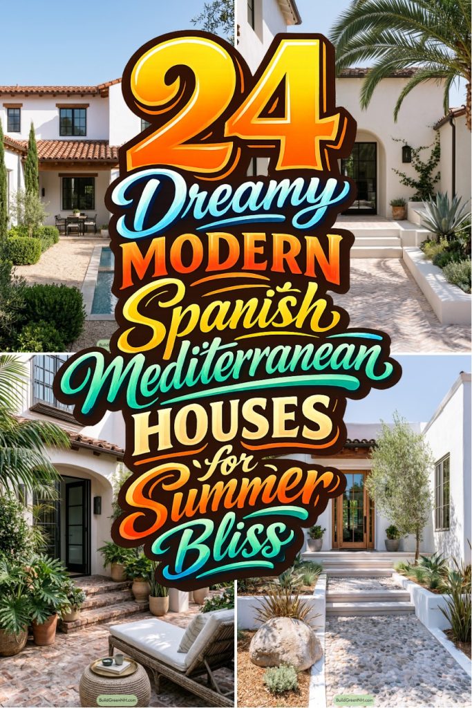 24 Dreamy Modern Spanish Mediterranean Houses for Summer Bliss