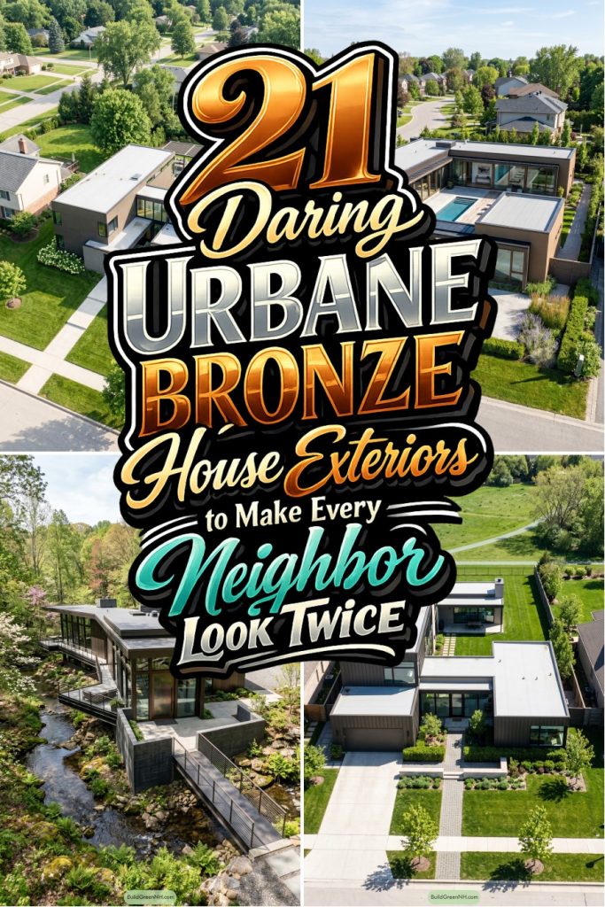 21 Daring Urbane Bronze House Exteriors to Make Every Neighbor Look Twice
