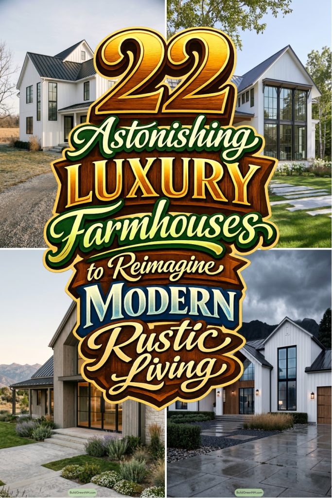 22 Astonishing Luxury Farmhouses to Reimagine Modern Rustic Living