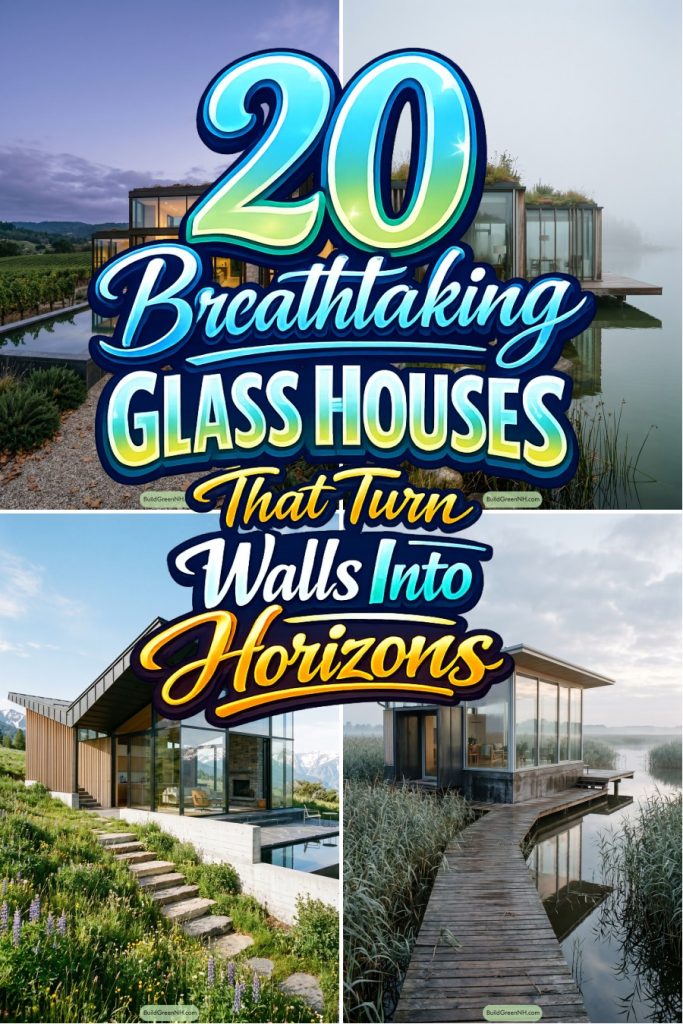 20 Breathtaking Glass Houses That Turn Walls Into Horizons