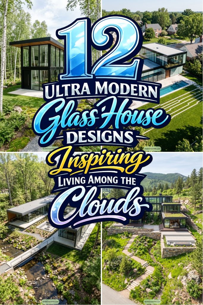 12 Ultra Modern Glass House Designs Inspiring Living Among the Clouds