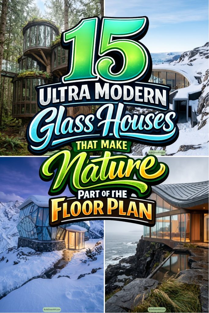 15 Ultra Modern Glass Houses That Make Nature Part of the Floor Plan
