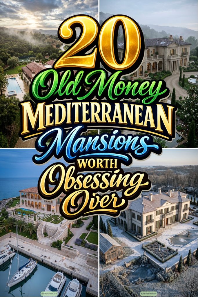 20 Old Money Mediterranean Mansions Worth Obsessing Over