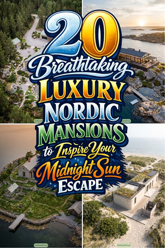 20 Breathtaking Luxury Nordic Mansions to Inspire Your Midnight Sun Escape