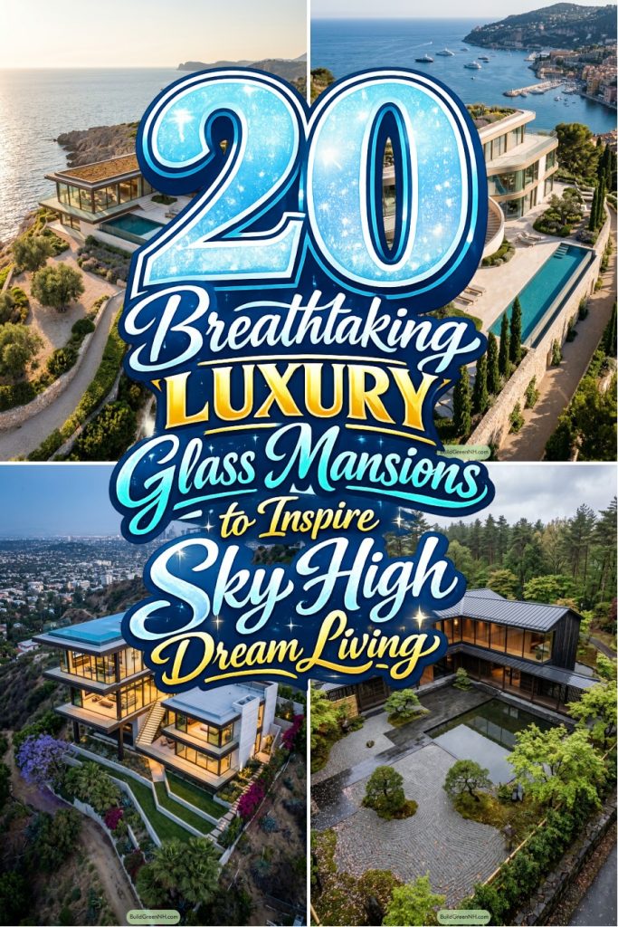 20 Breathtaking Luxury Glass Mansions to Inspire Sky High Dream Living