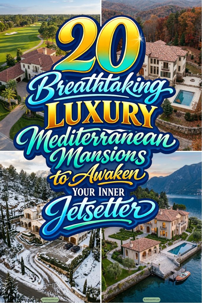 20 Breathtaking Luxury Mediterranean Mansions to Awaken Your Inner Jetsetter