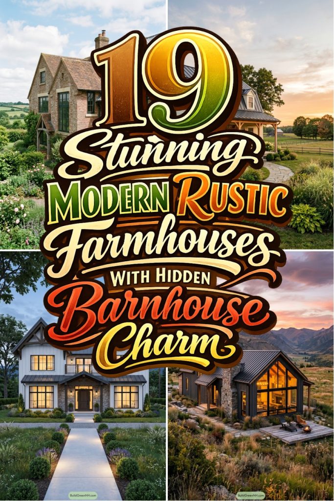 19 Stunning Modern Rustic Farmhouses With Hidden Barnhouse Charm