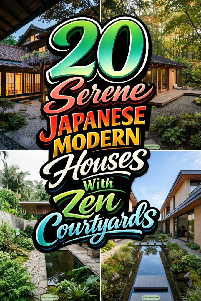 20 Serene Japanese Modern Houses With Zen Courtyards
