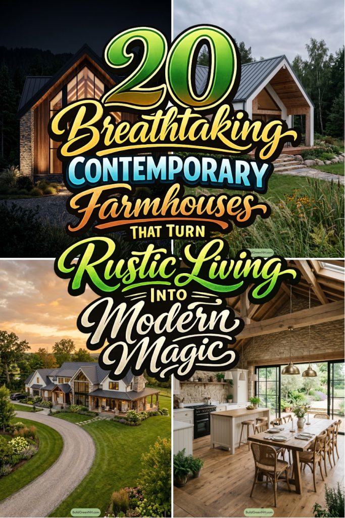 20 Breathtaking Contemporary Farmhouses That Turn Rustic Living Into Modern Magic