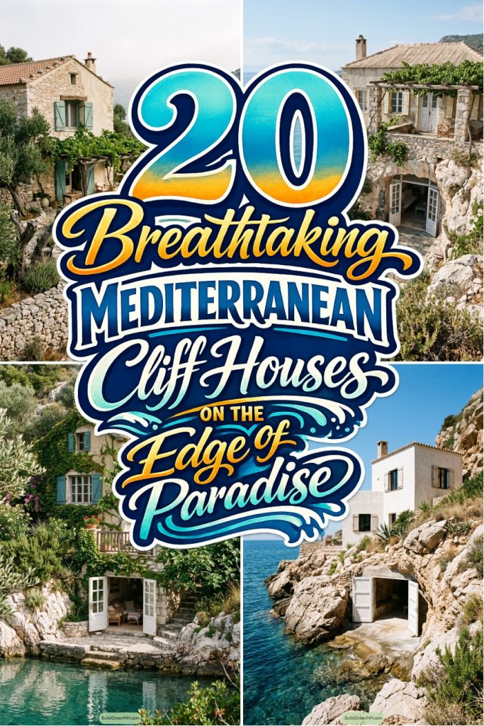 20 Breathtaking Mediterranean Cliff Houses on the Edge of Paradise