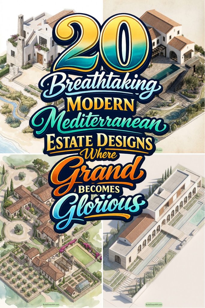 20 Breathtaking Modern Mediterranean Estate Designs Where Grand Becomes Glorious