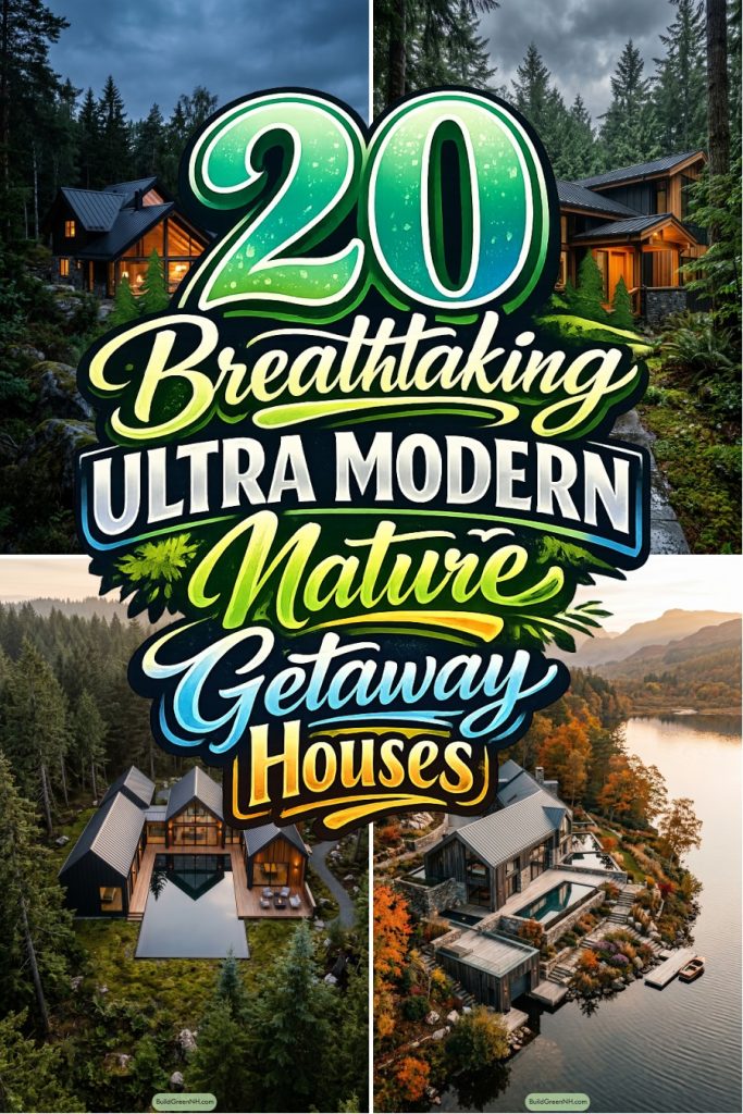 20 Breathtaking Ultra Modern Nature Getaway Houses