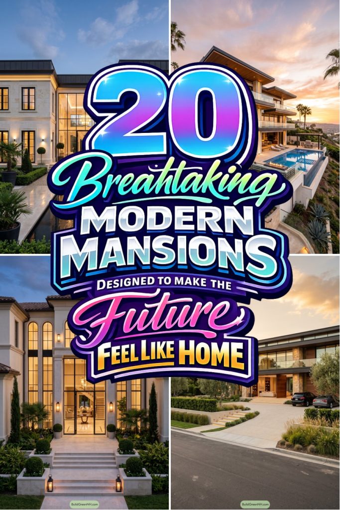 20 Breathtaking Modern Mansions Designed to Make the Future Feel Like Home