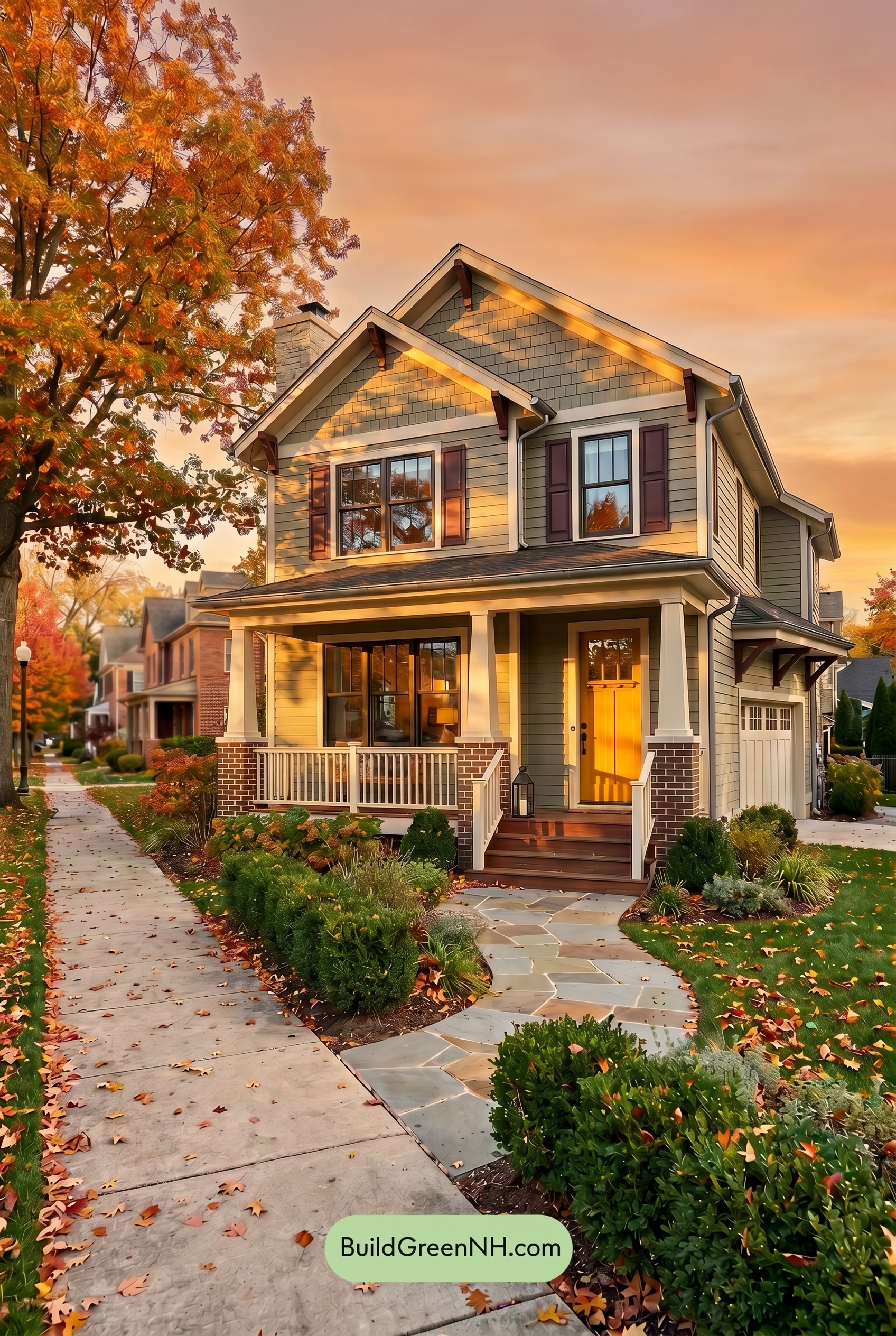 : Corner Lot Serenade - Golden Hour