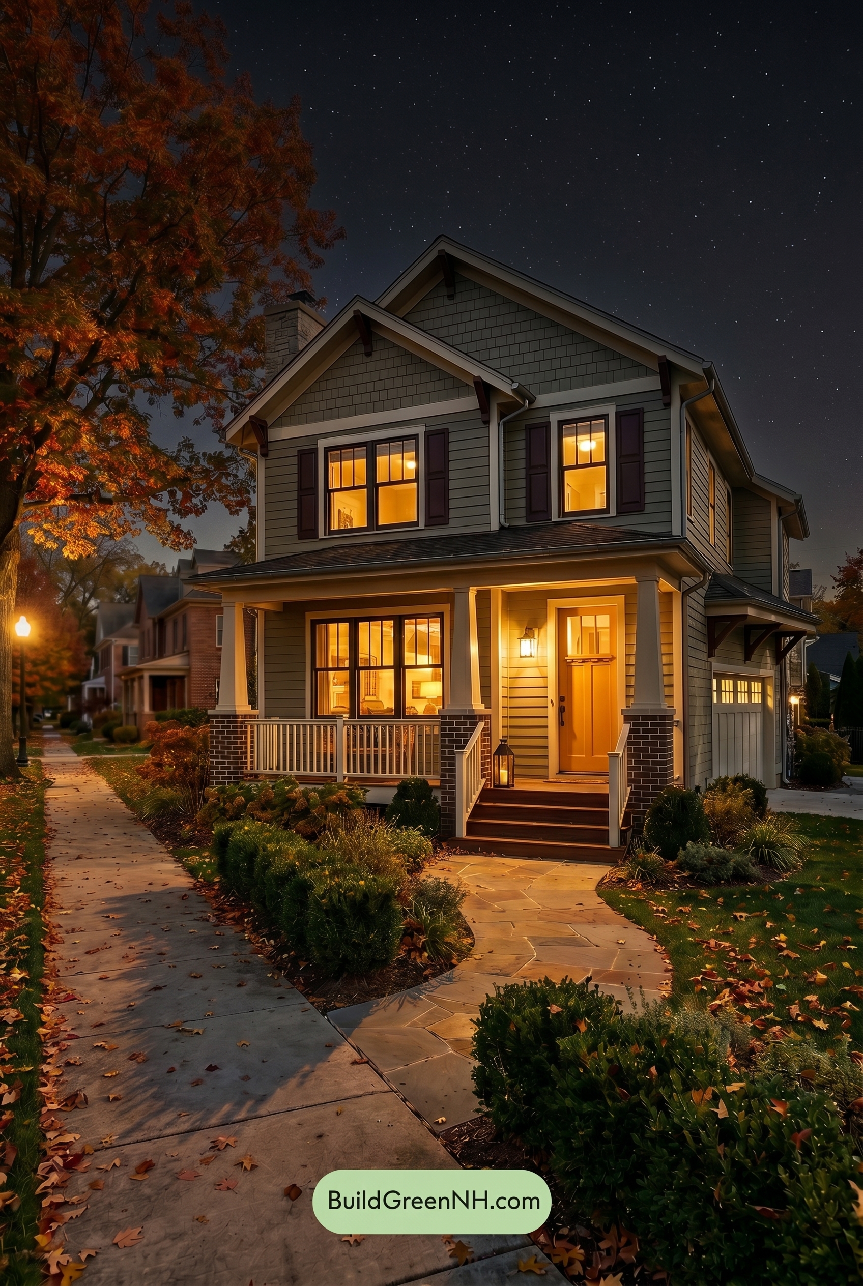 : Corner Lot Serenade - Nighttime