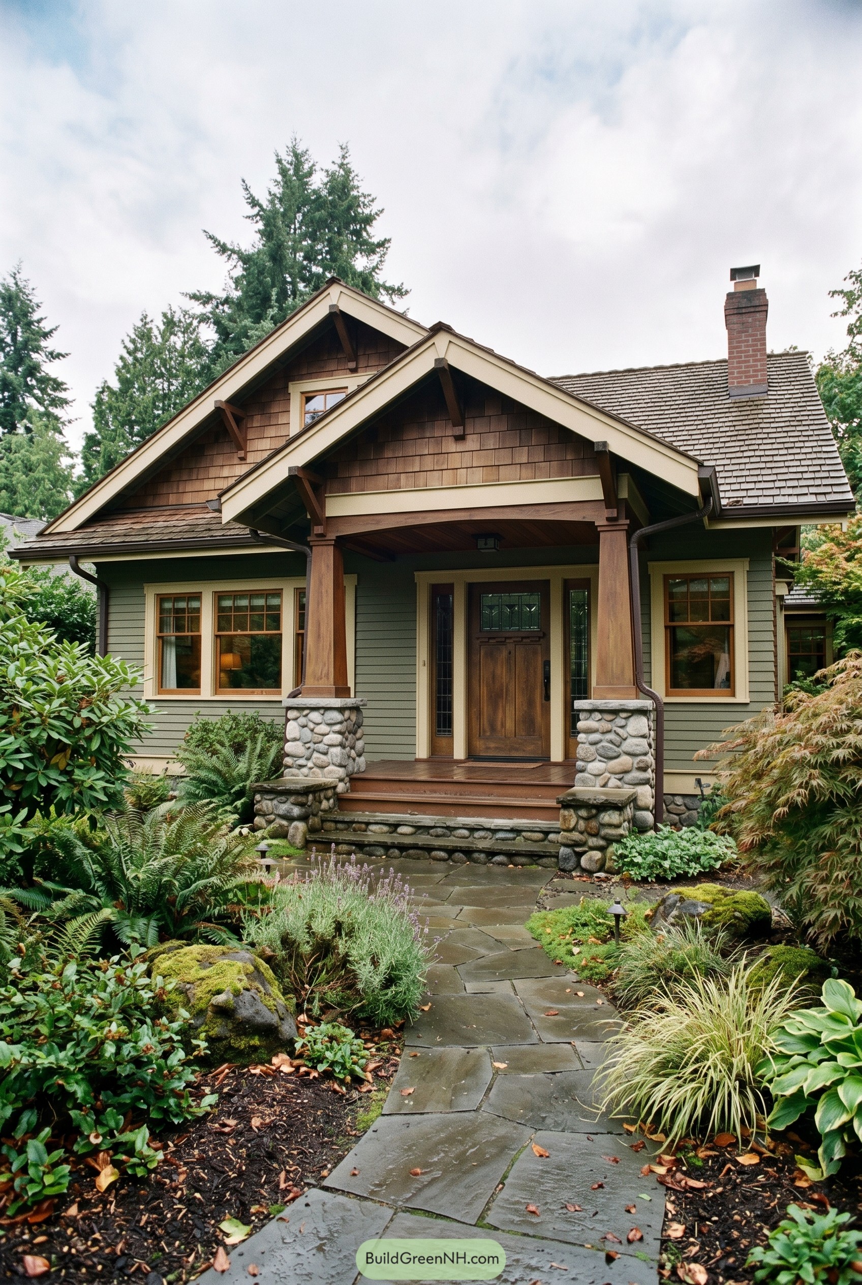 16 Enchanting Craftsman Bungalow Exteriors For Storybook Curb Appeal