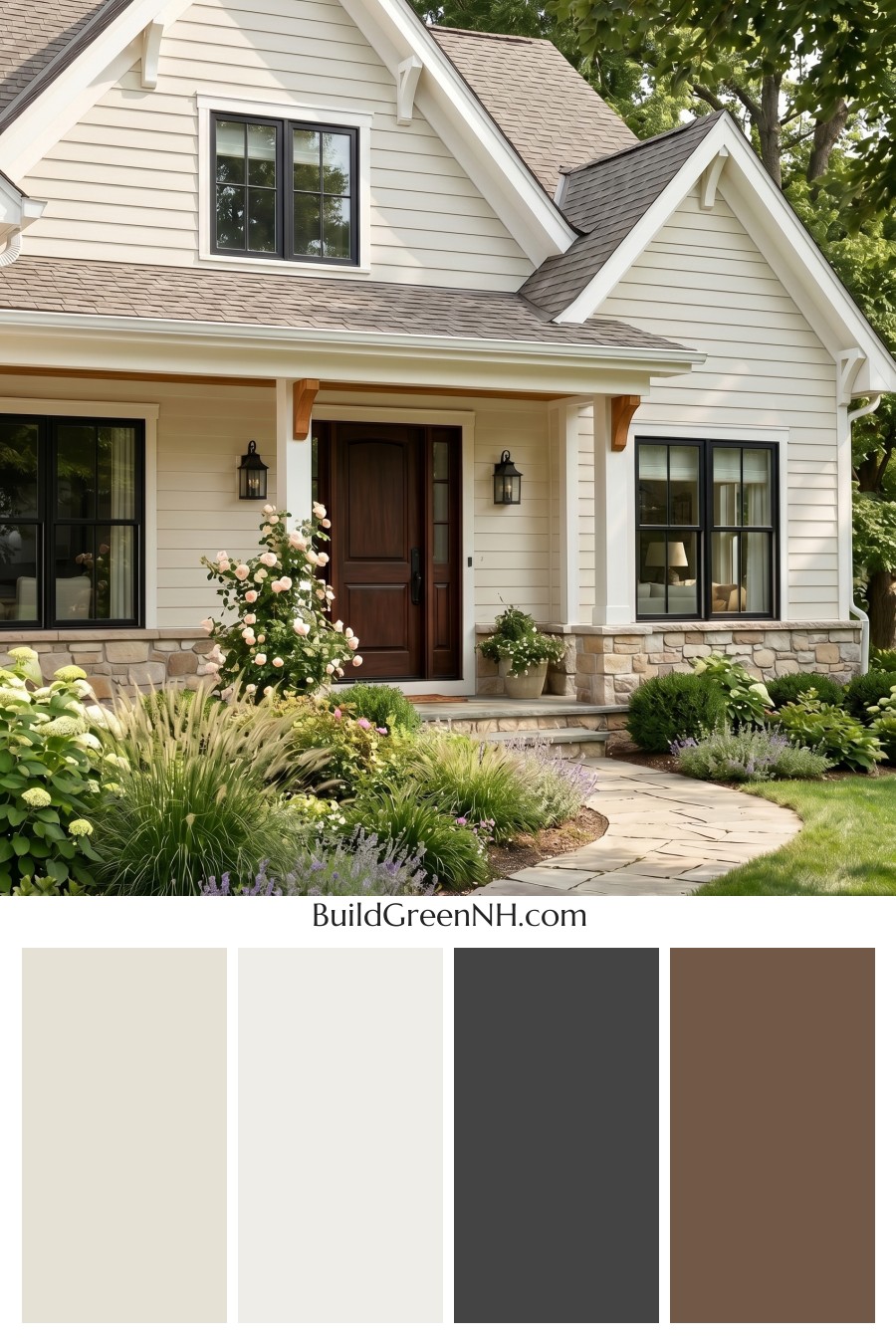 Craftsman White Color Scheme: Pearl Clay Umber