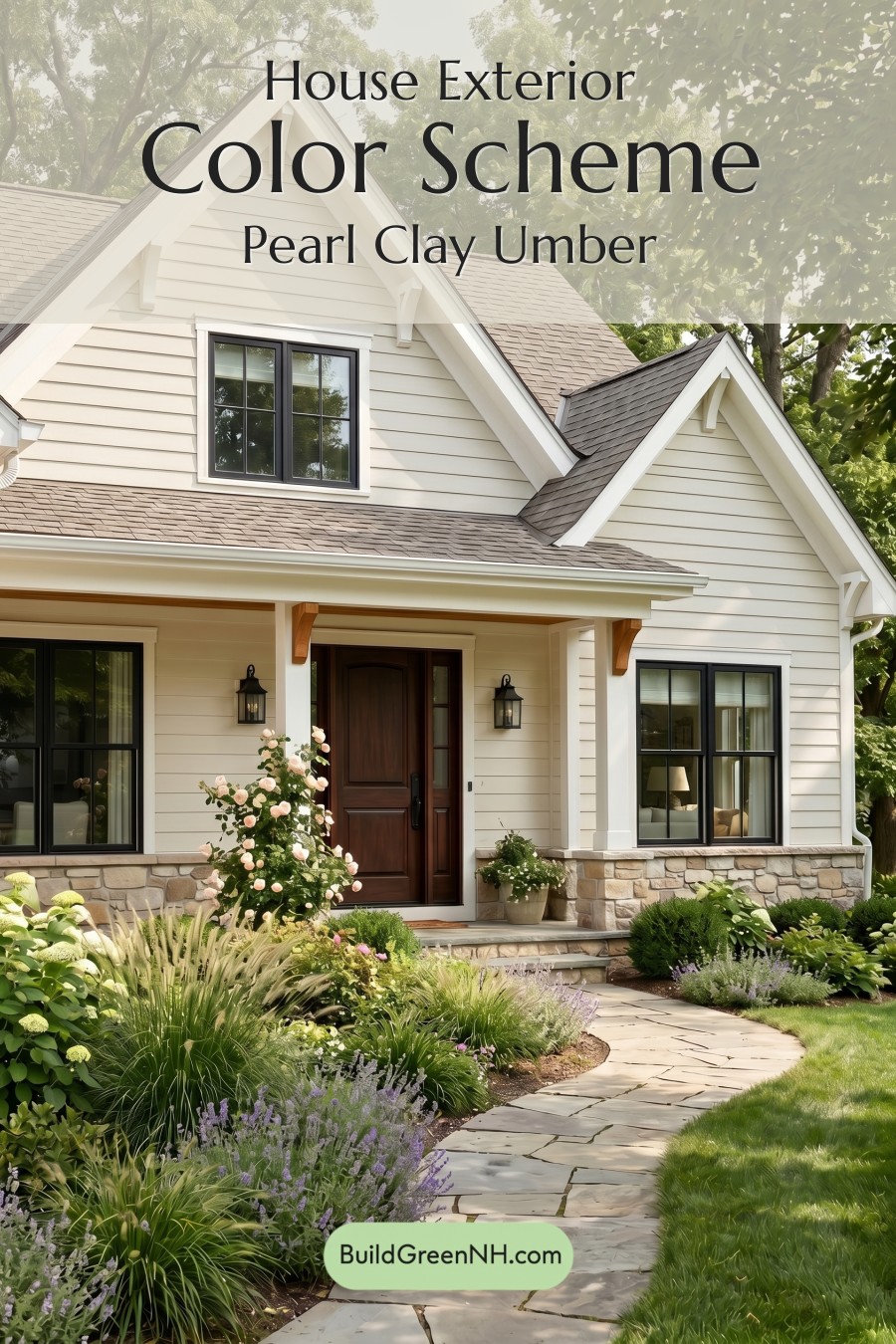 Craftsman White Color Scheme: Pearl Clay Umber
