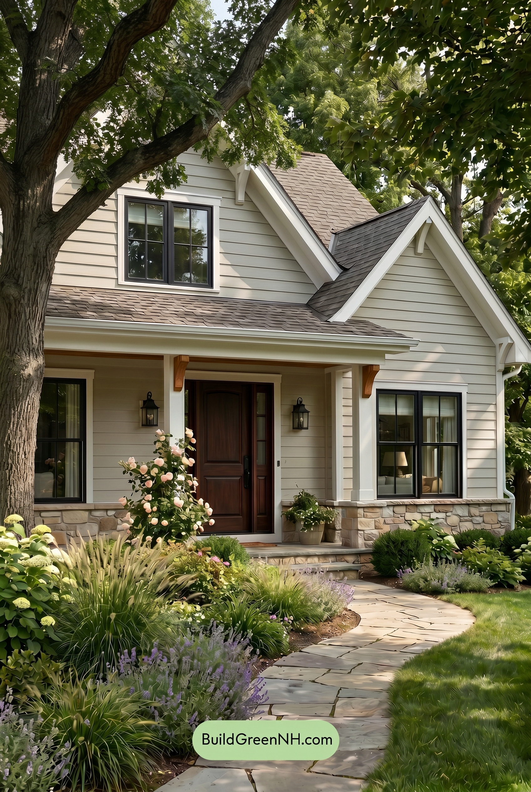 Craftsman White Color Scheme: Pearl Clay Umber - Shade