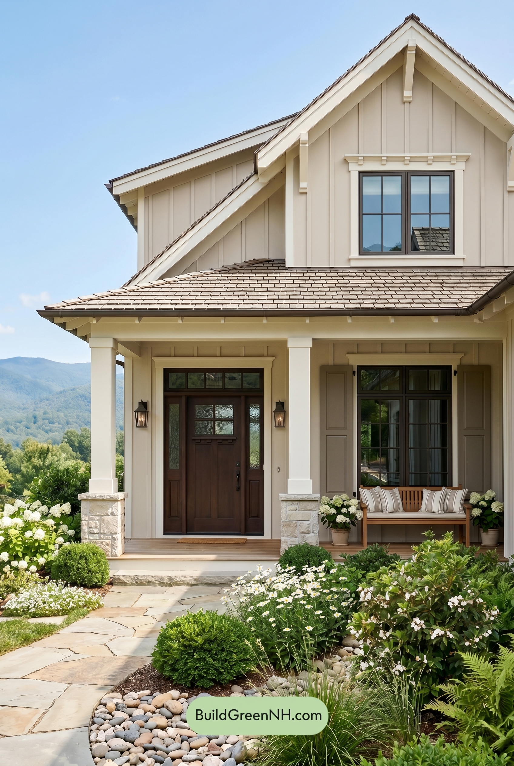 Craftsman White Color Scheme: Pearled White Clay