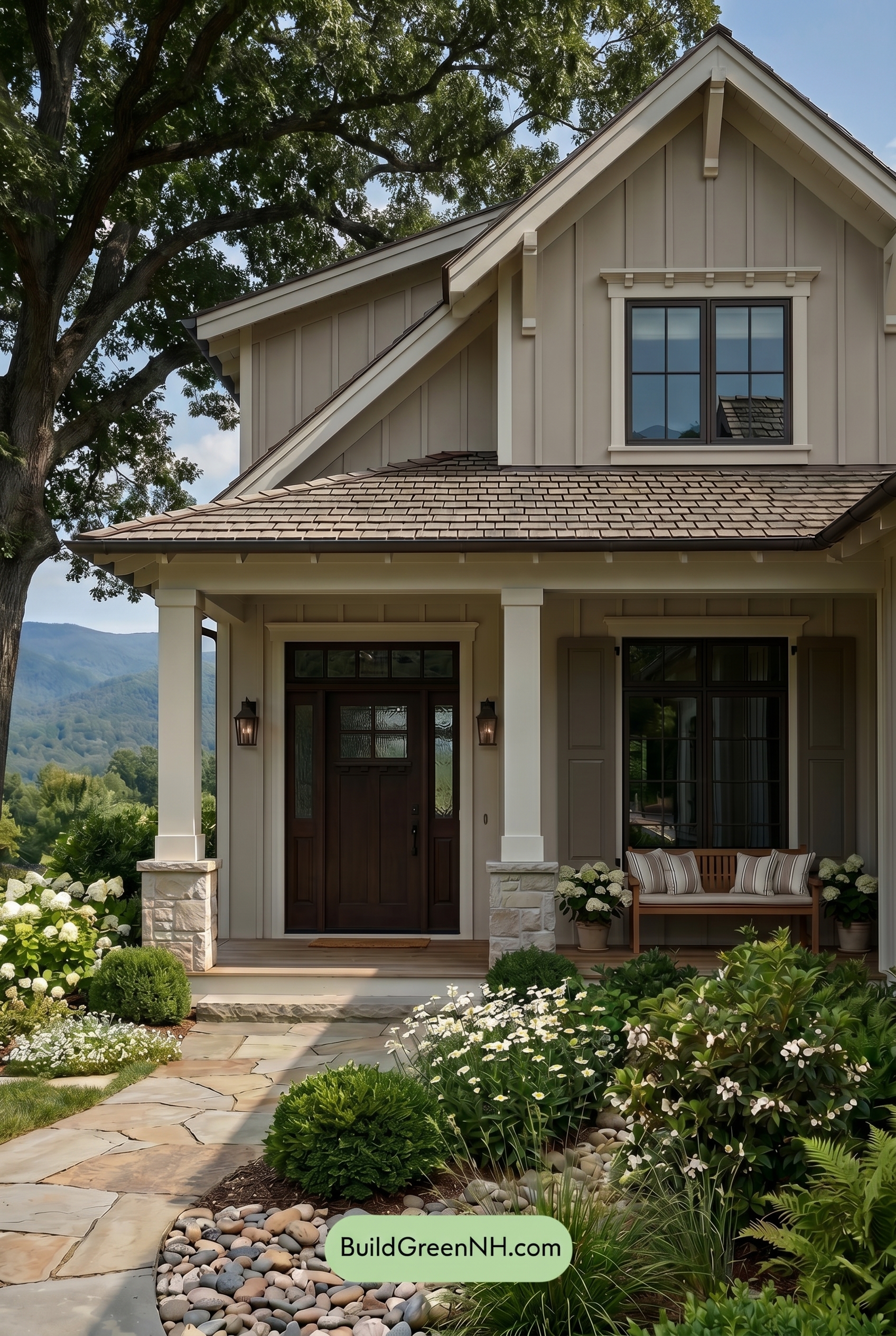 Craftsman White Color Scheme: Pearled White Clay - Shade