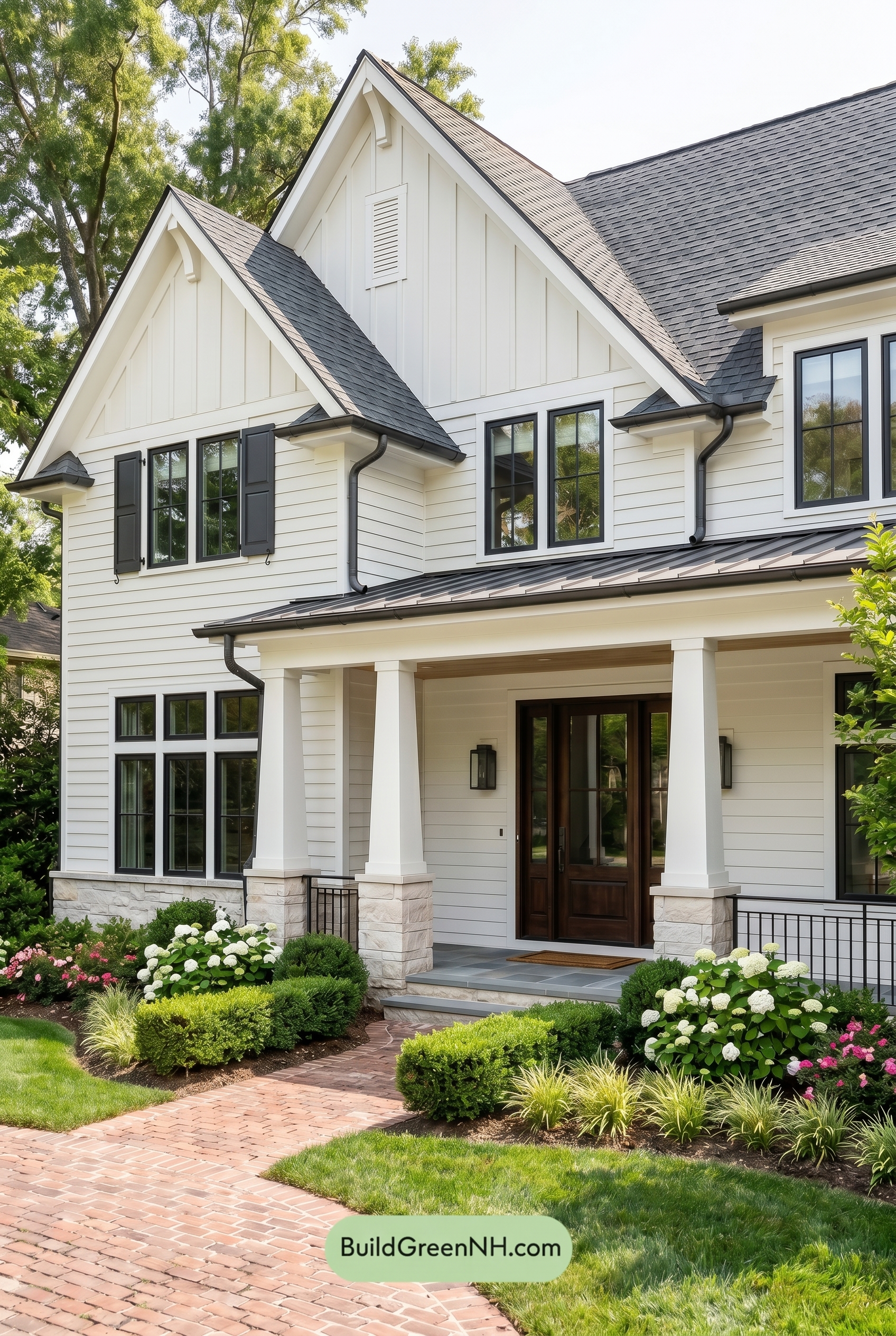 Craftsman White Color Scheme: Porcelain Graphite Glow