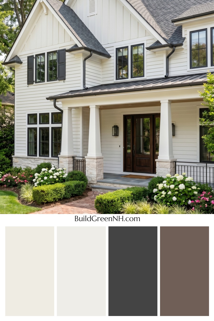 Craftsman White Color Scheme: Porcelain Graphite Glow