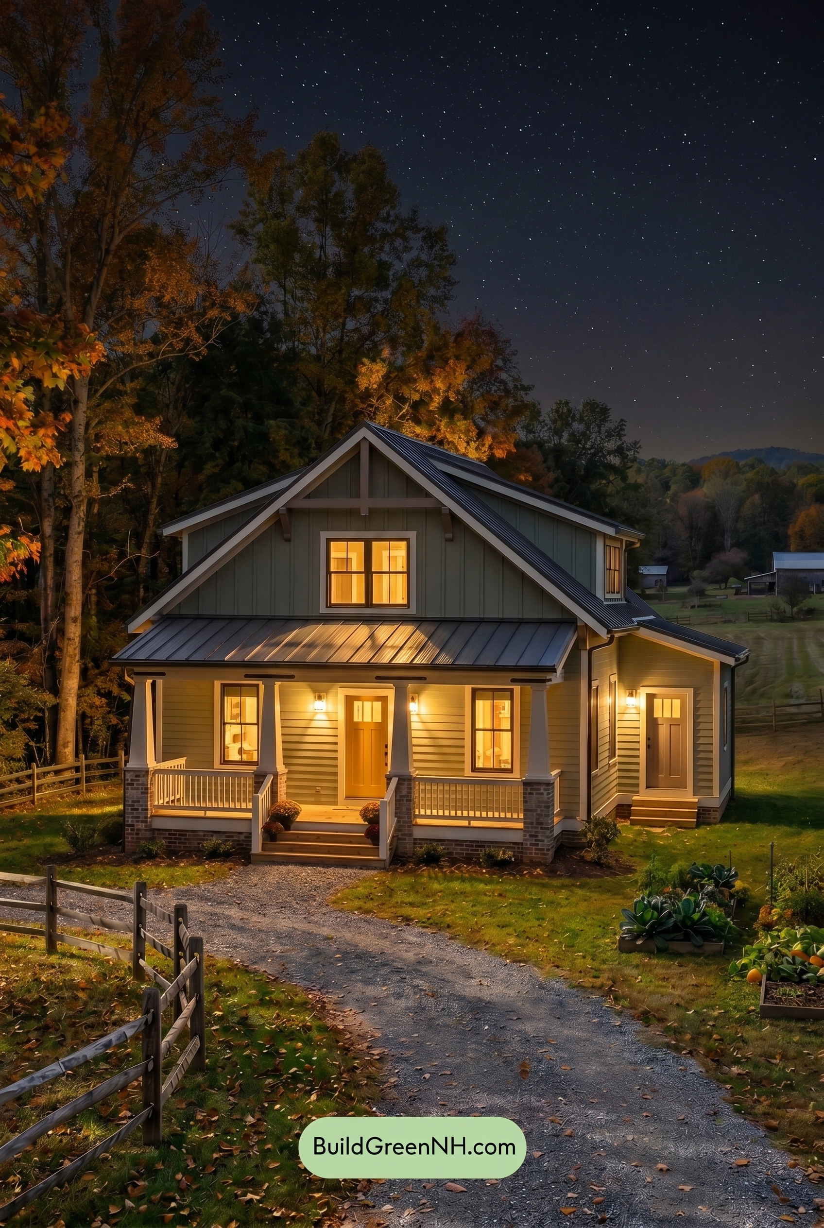 : Harvest Veranda - Nighttime