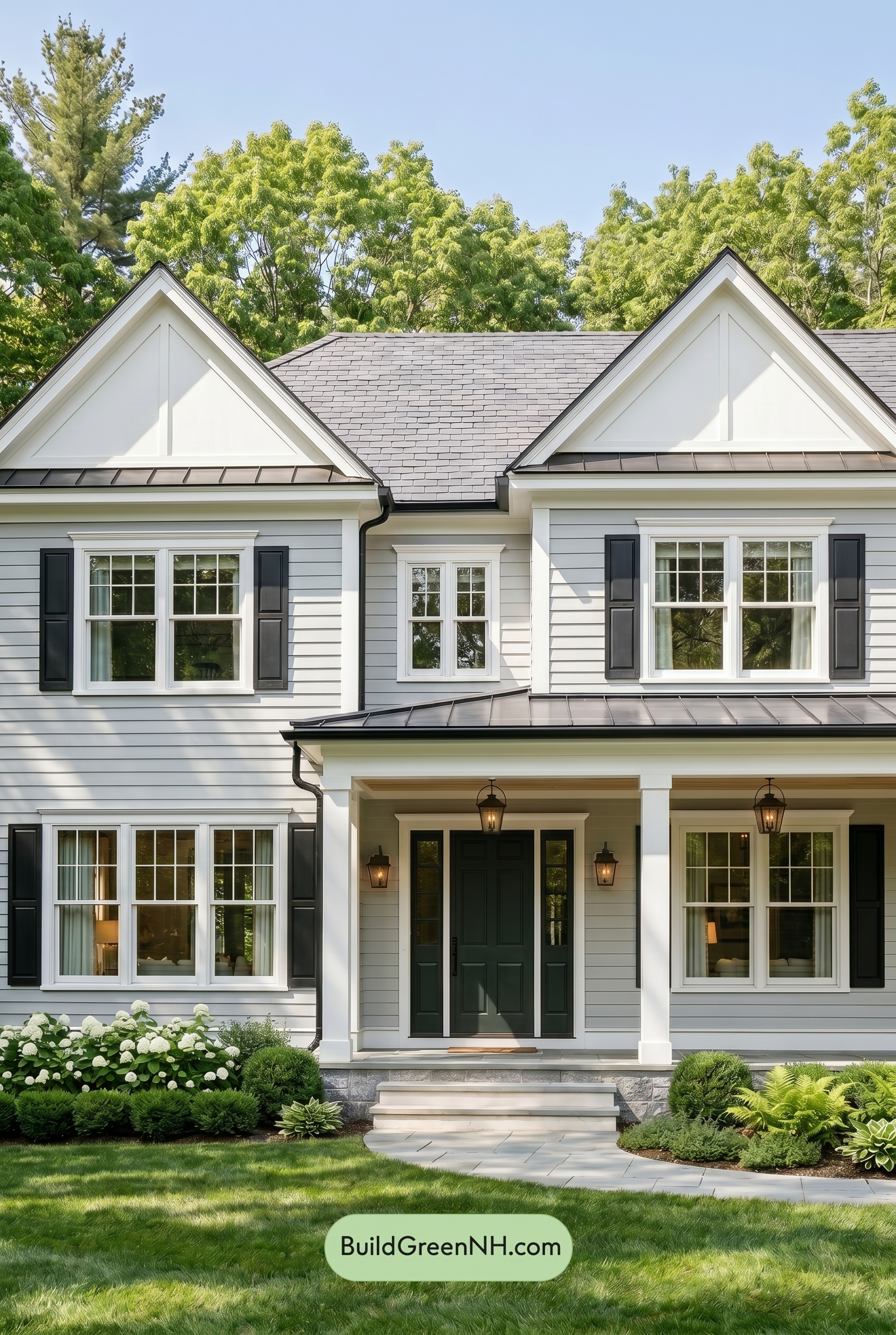Light Grey Exterior Color Scheme: Cool Gray Heritage