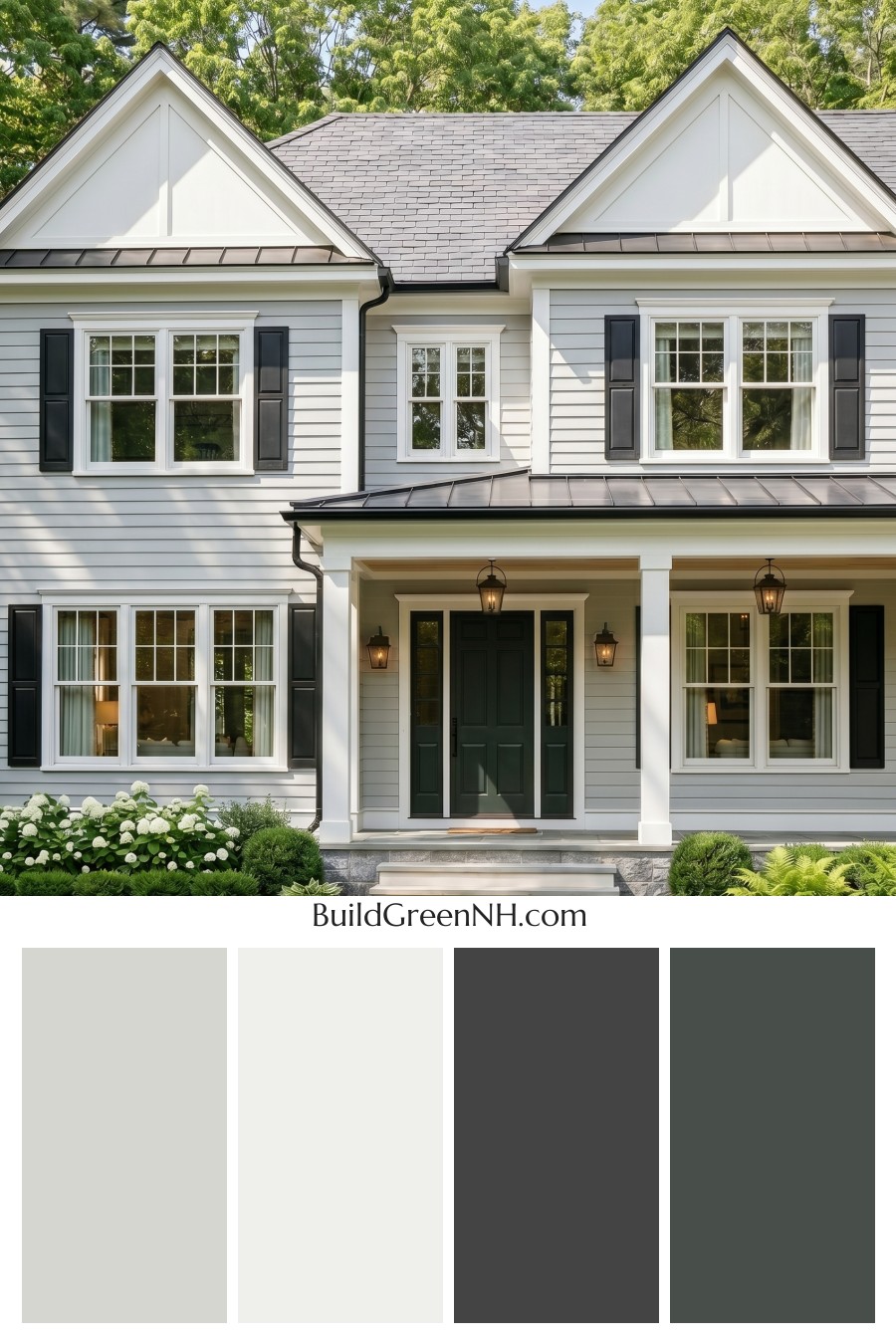 Light Grey Exterior Color Scheme: Cool Gray Heritage