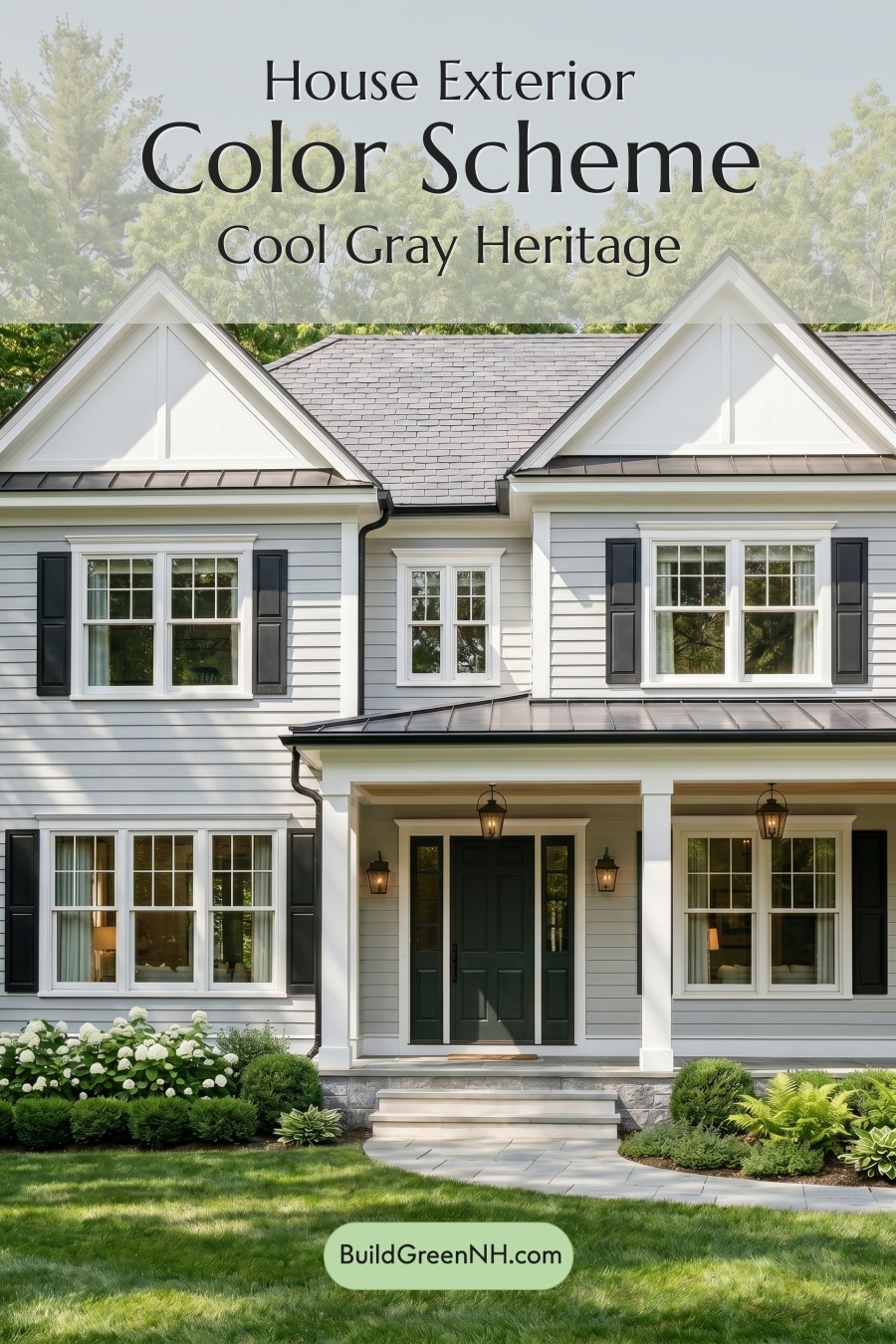 Light Grey Exterior Color Scheme: Cool Gray Heritage