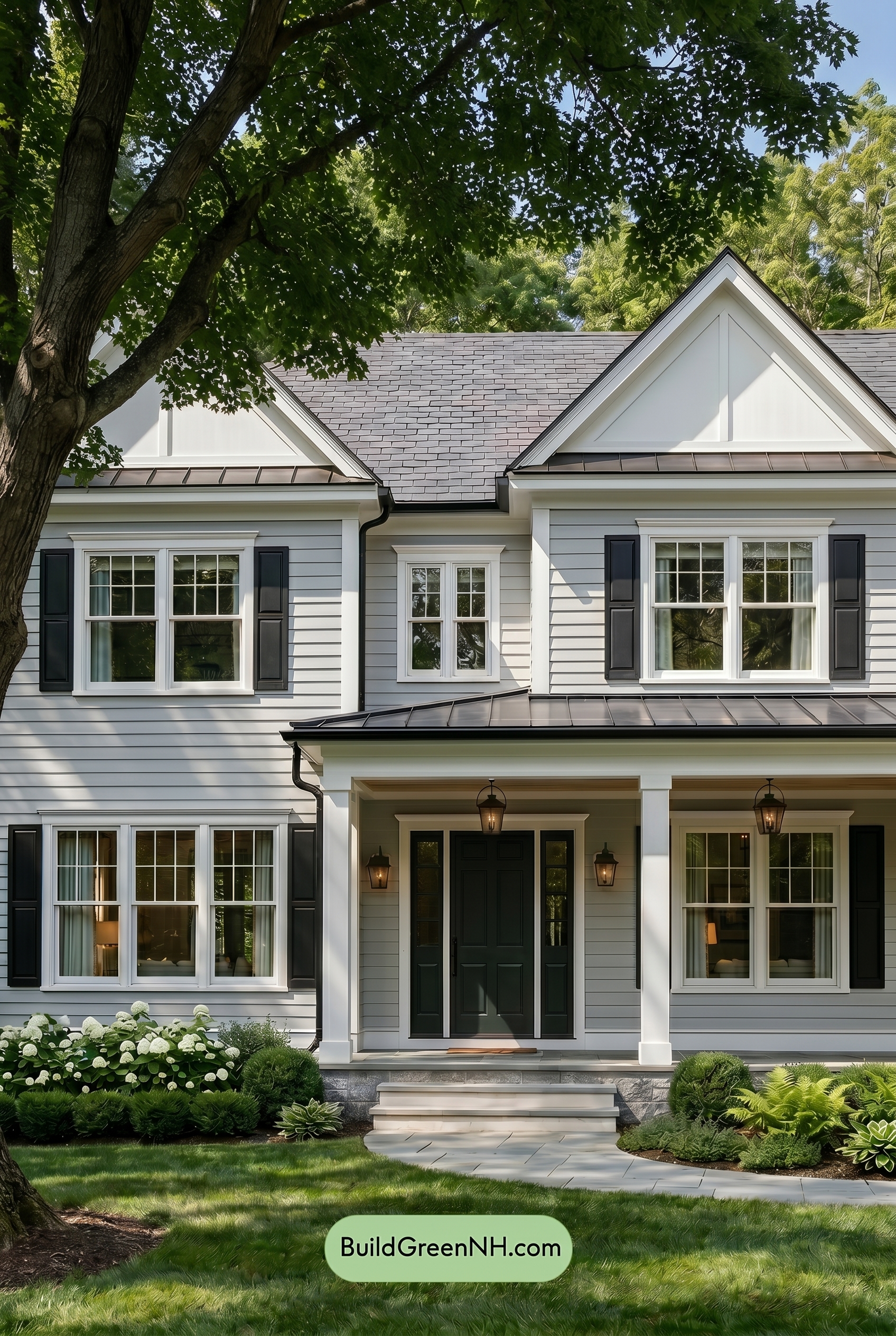 Light Grey Exterior Color Scheme: Cool Gray Heritage - Shade
