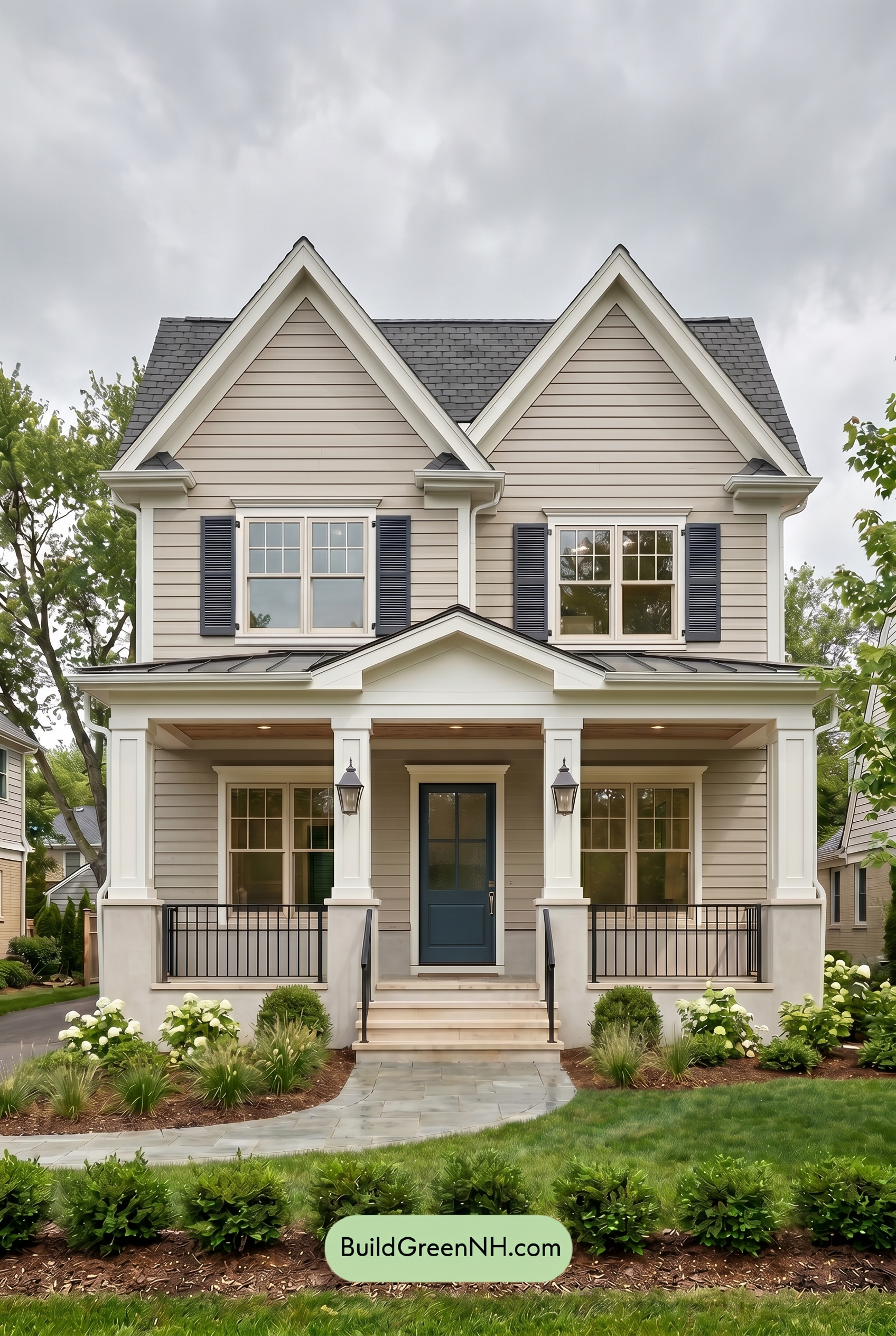 Light Grey Exterior Color Scheme: Pearl Gray Welcome - Overcast