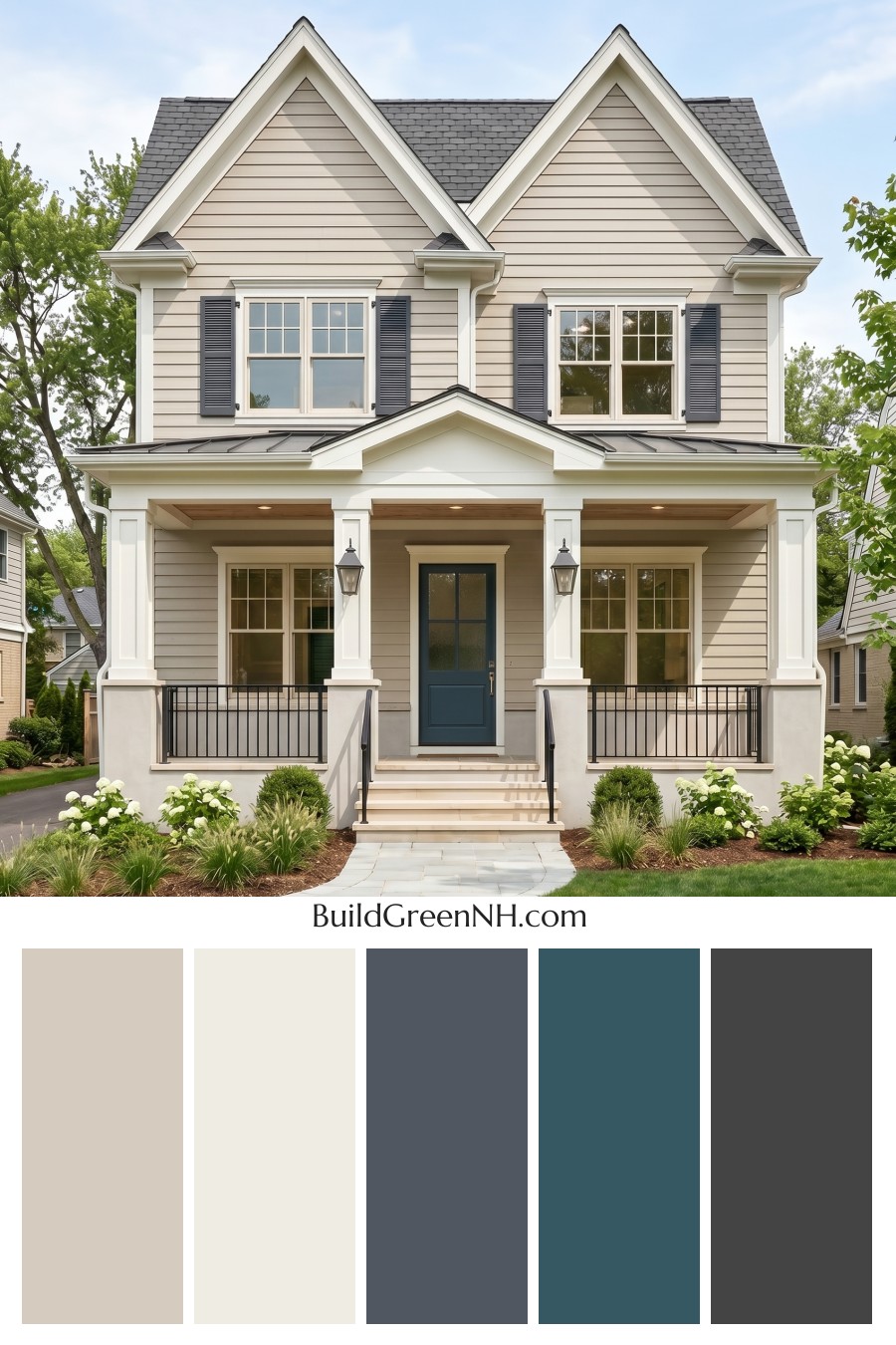 Light Grey Exterior Color Scheme: Pearl Gray Welcome