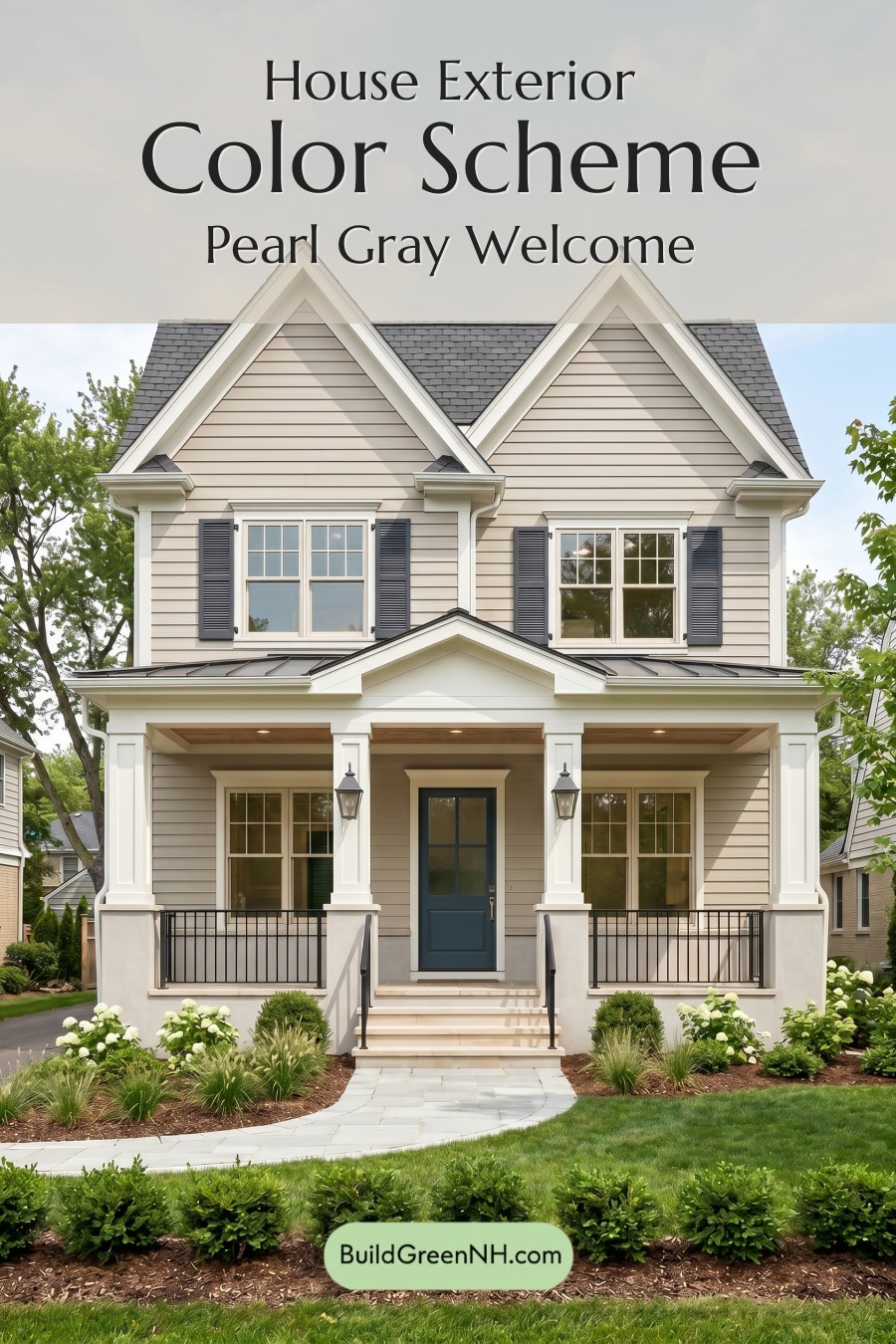 Light Grey Exterior Color Scheme: Pearl Gray Welcome
