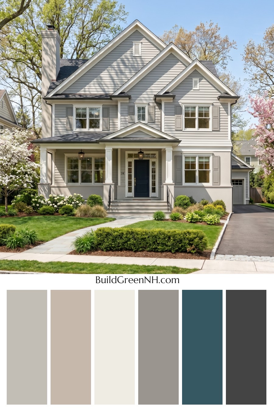 Light Grey Exterior Color Scheme: Pearl Gray Welcome