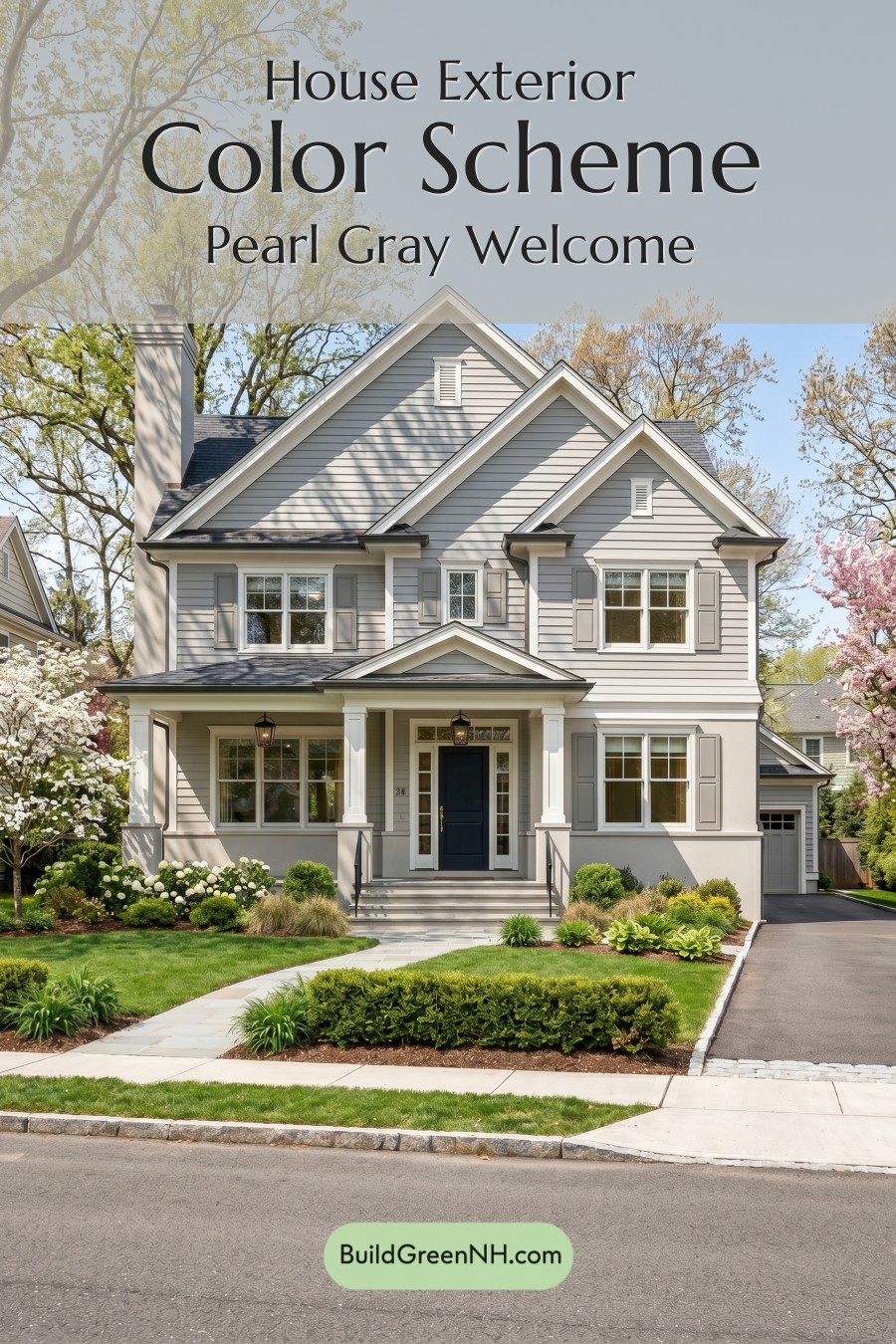 Light Grey Exterior Color Scheme: Pearl Gray Welcome