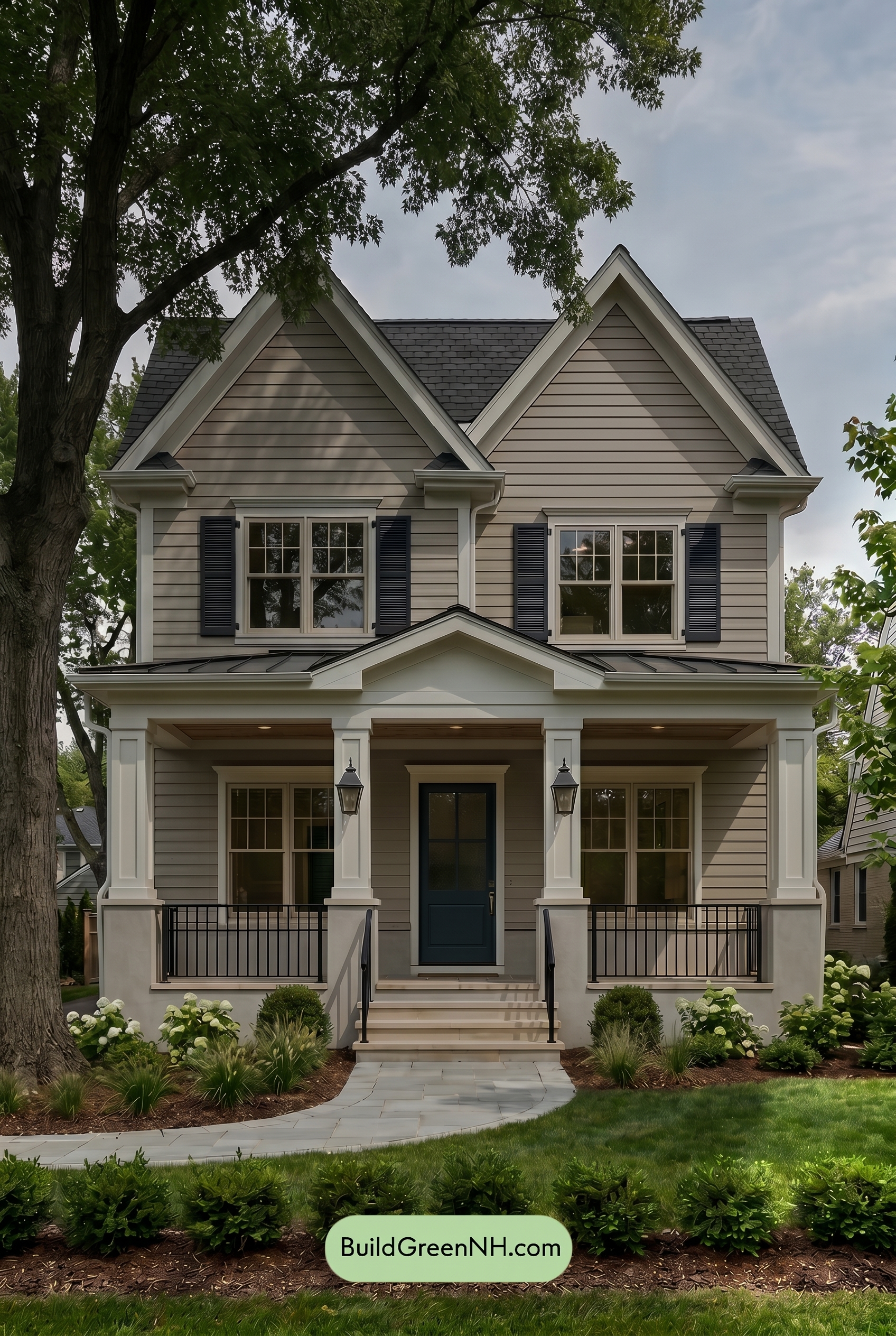 Light Grey Exterior Color Scheme: Pearl Gray Welcome - Shade