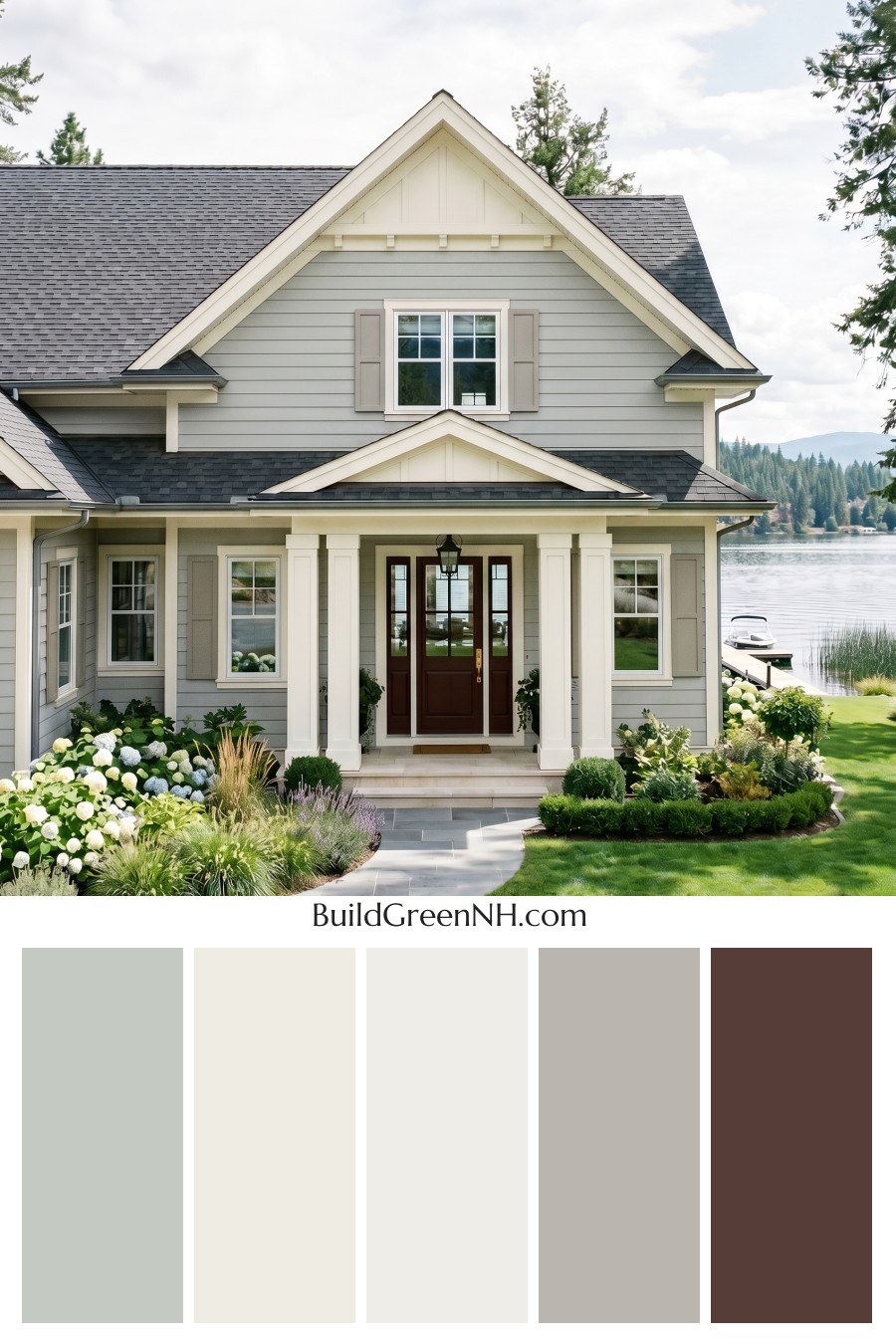 Light Grey Exterior Color Scheme: Smoke Gray Elegance