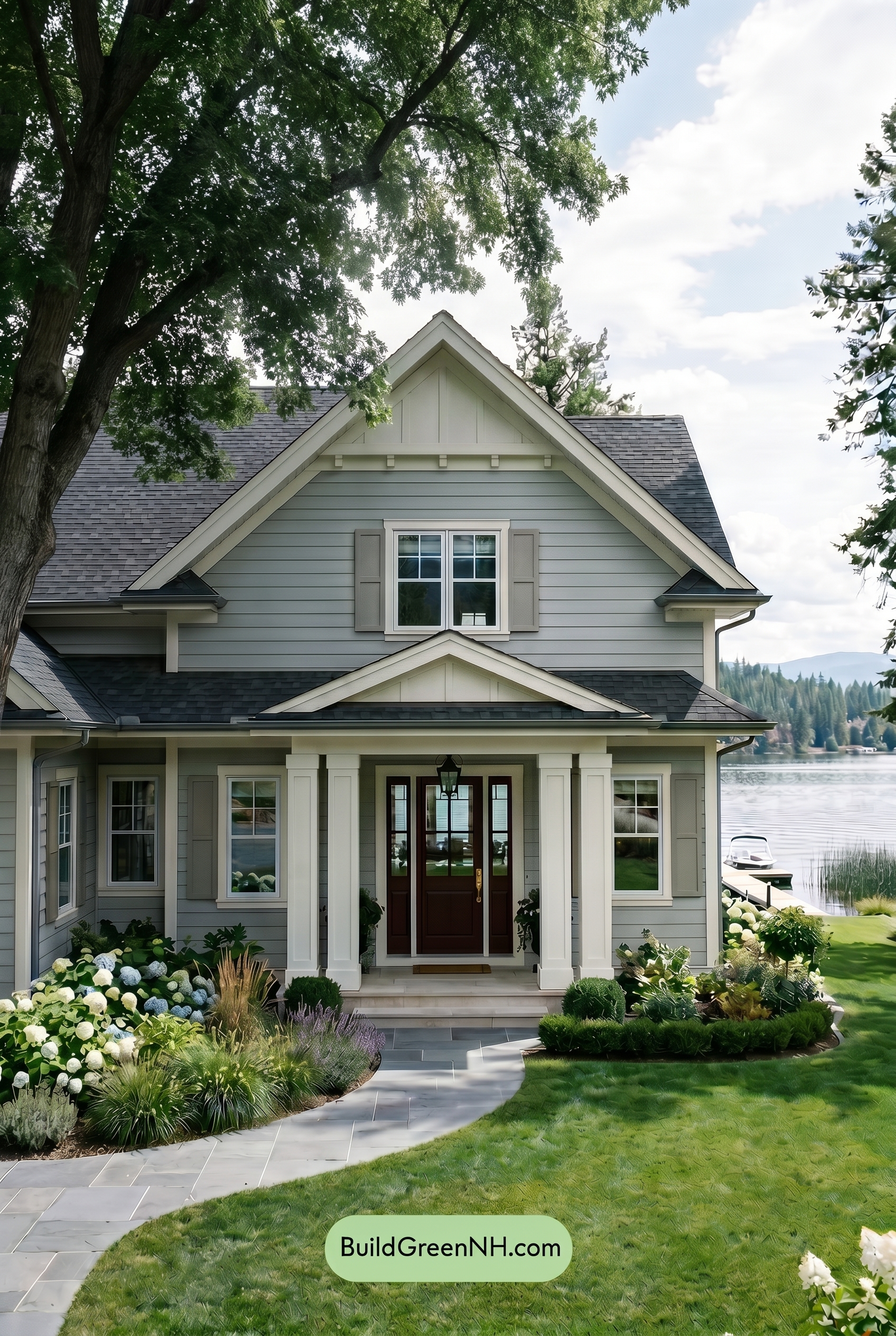 Light Grey Exterior Color Scheme: Smoke Gray Elegance - Shade