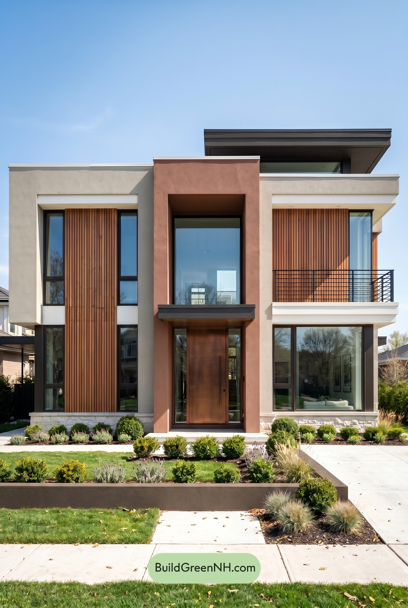 Modern Bronze House Exterior Color Scheme: Greige Cedar Warmth