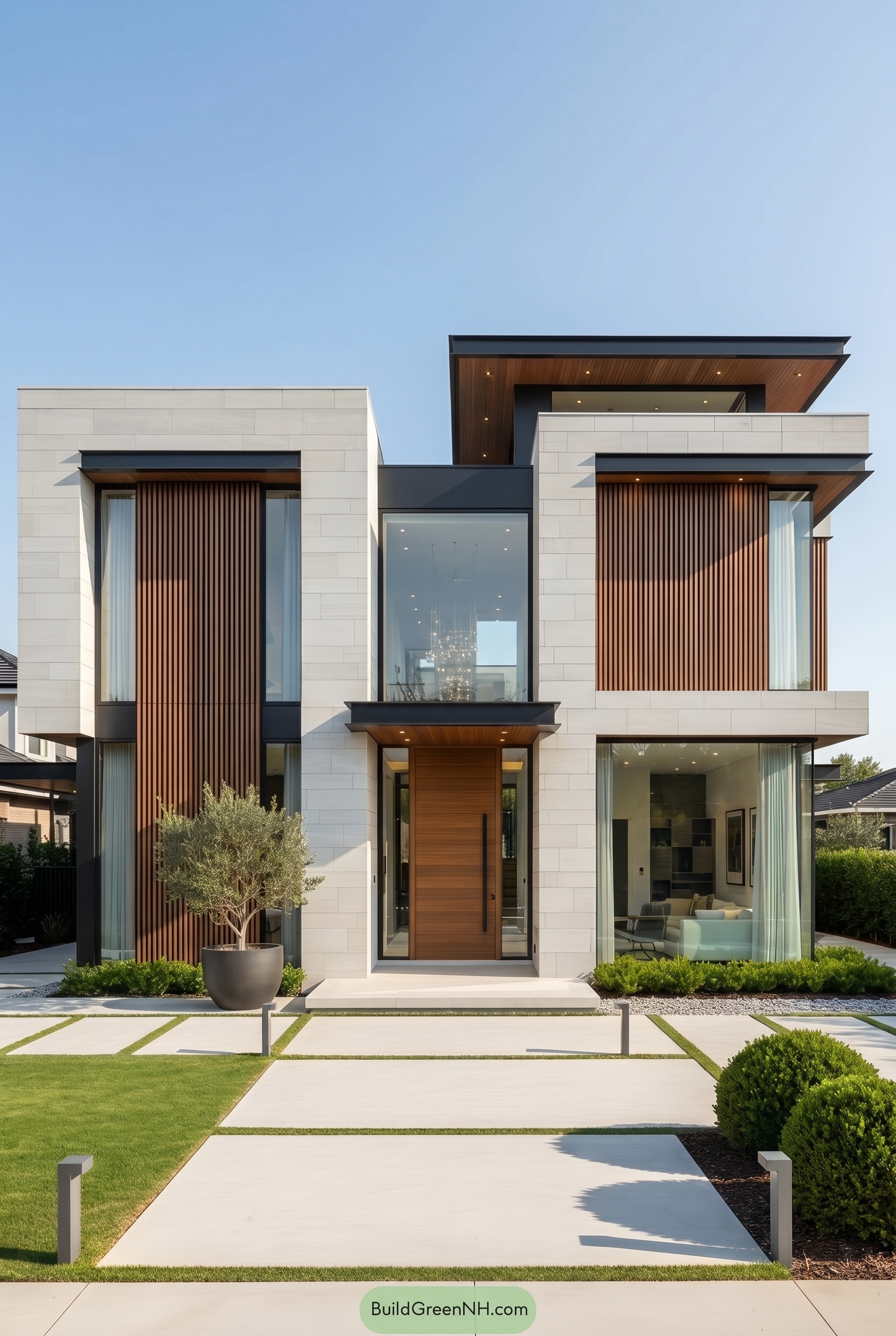 Modern Bronze House Exterior Color Scheme: Modern Bronze
