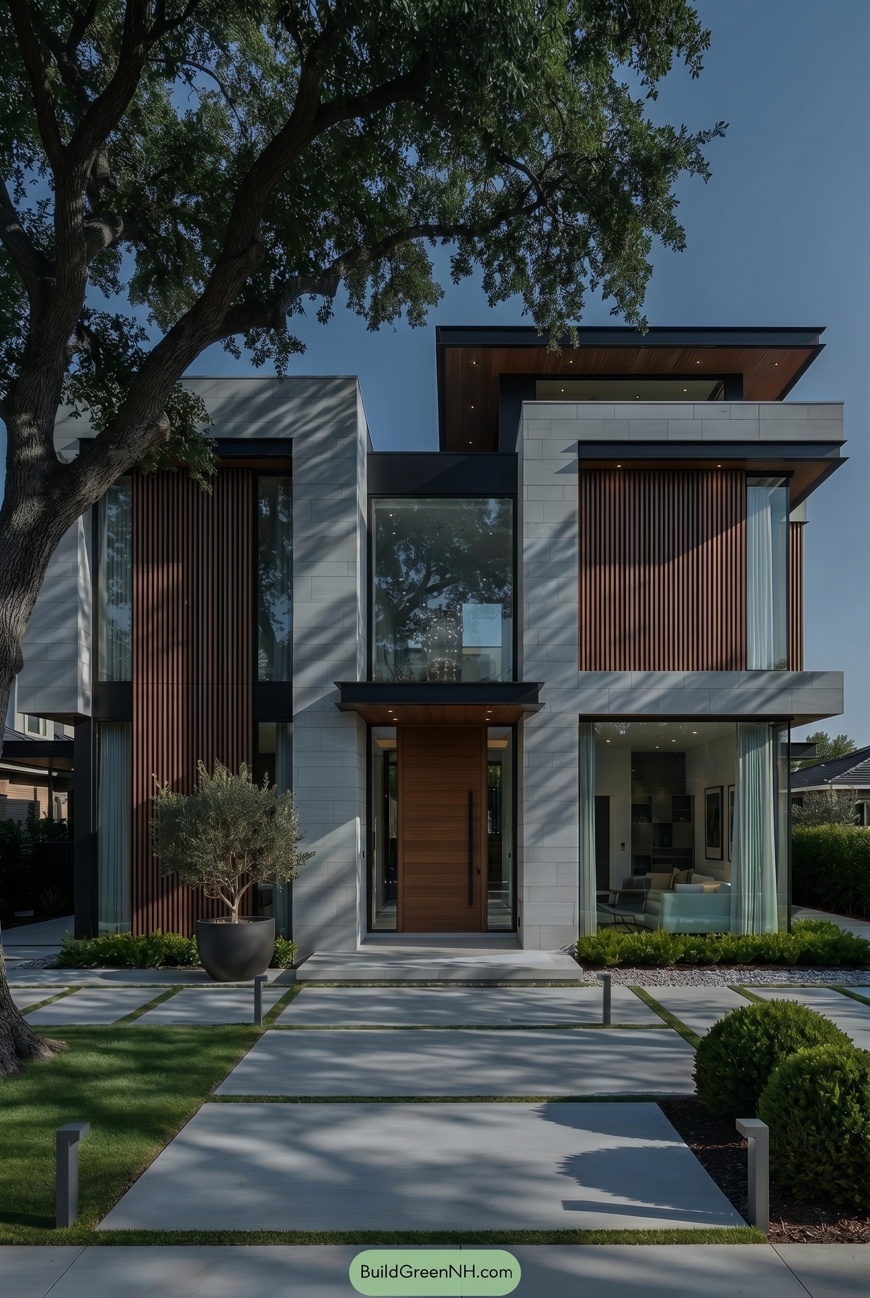 Modern Bronze House Exterior Color Scheme: Modern Bronze - Shade