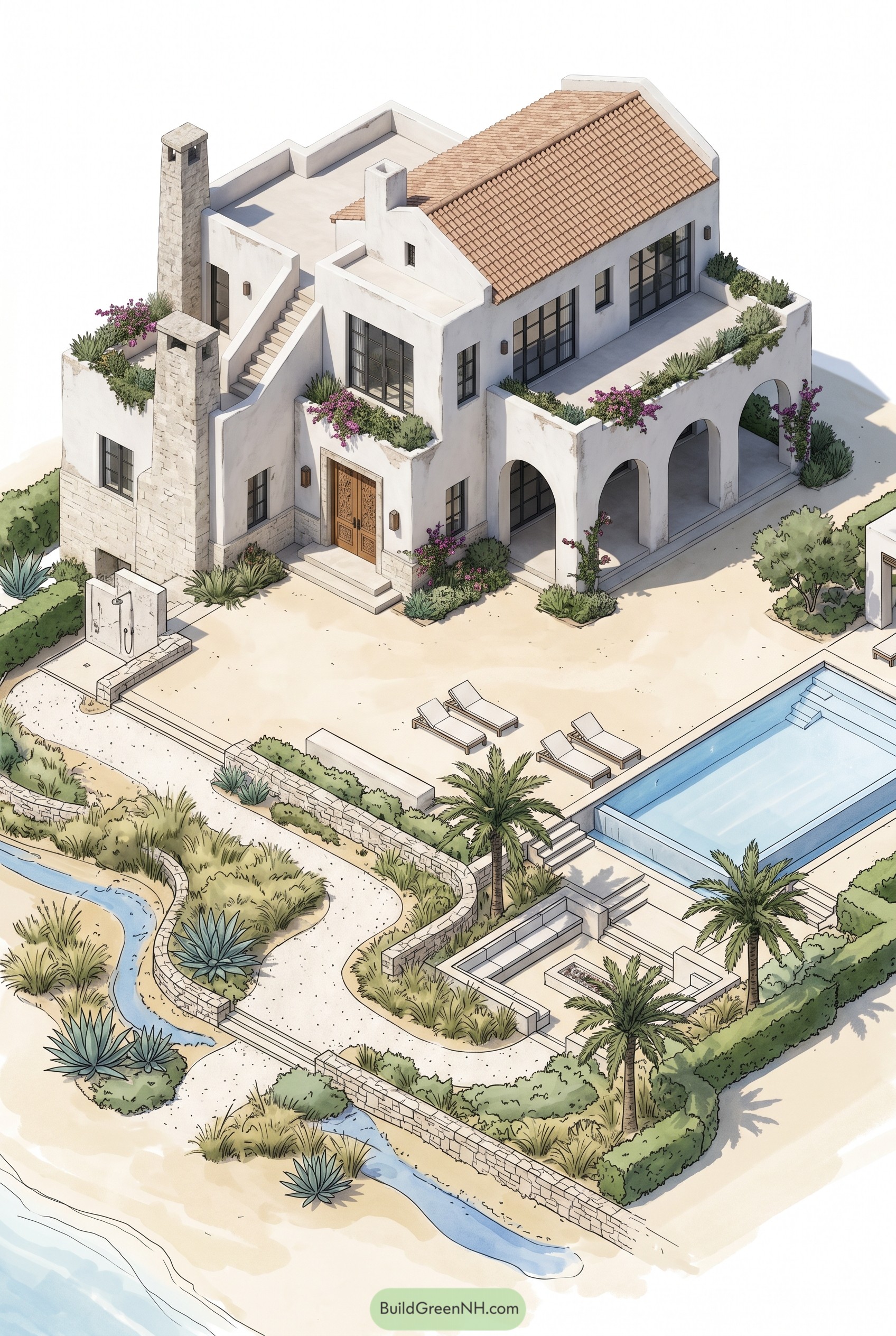 20 Breathtaking Modern Mediterranean Estate Designs Where Grand Becomes Glorious