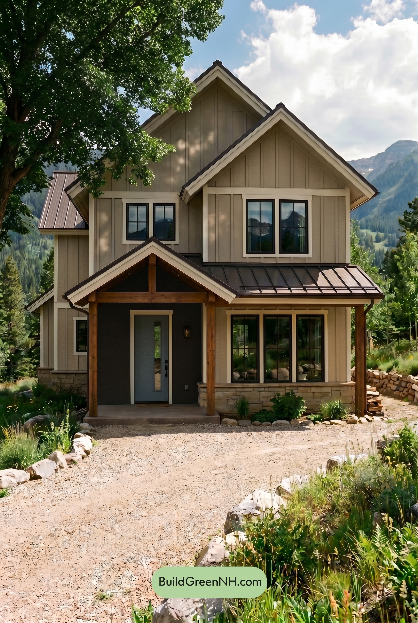Neutral Small House Color Scheme: Clay Black Balance - Shade