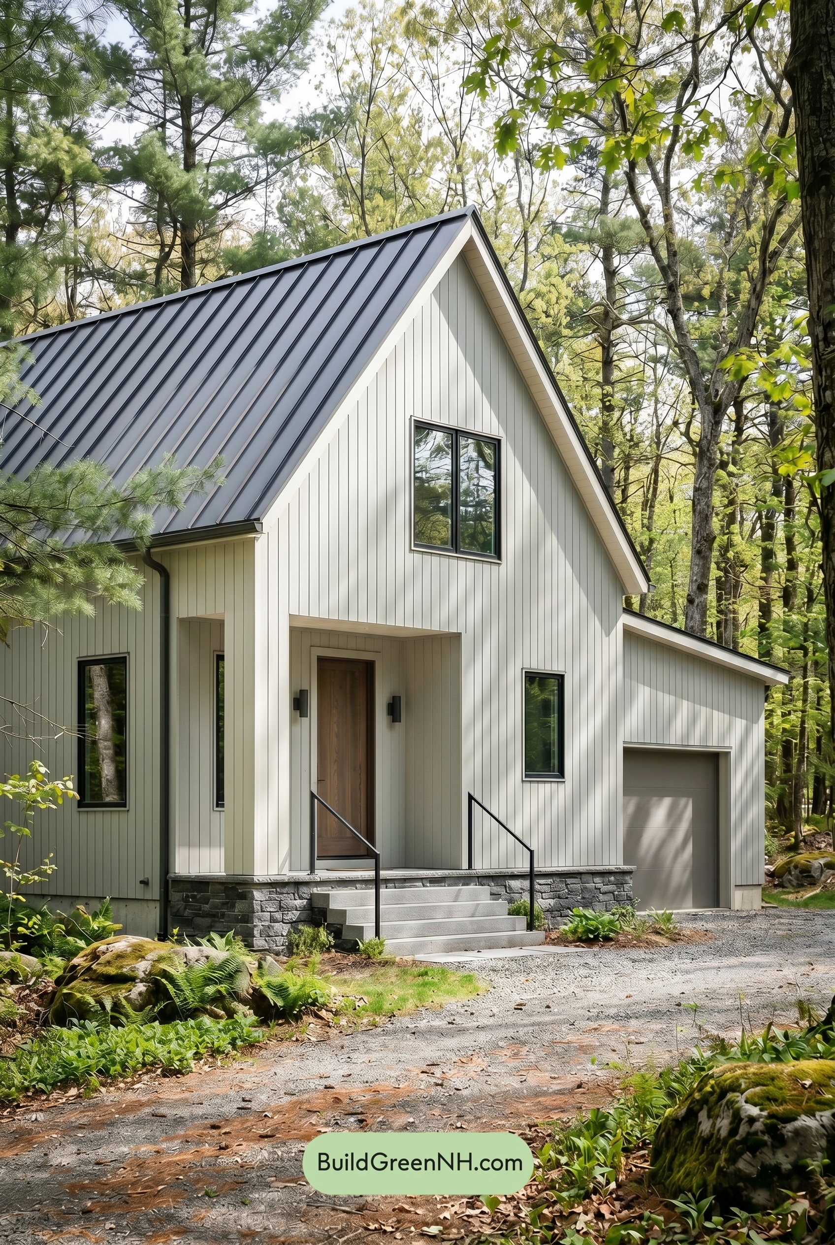 Neutral Small House Color Scheme: Cool Gray Stillness