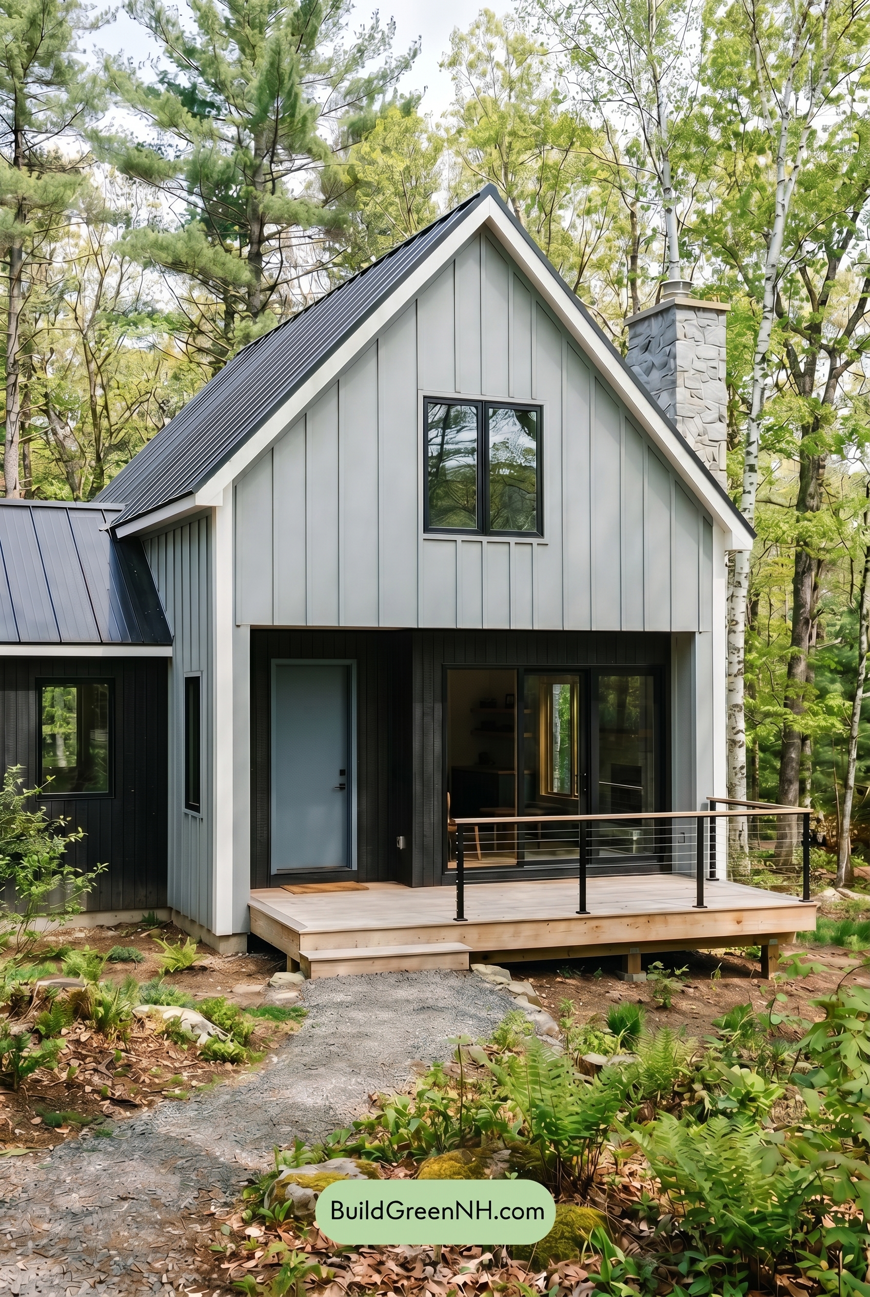 Neutral Small House Color Scheme: Cool Quiet Edge - Overcast